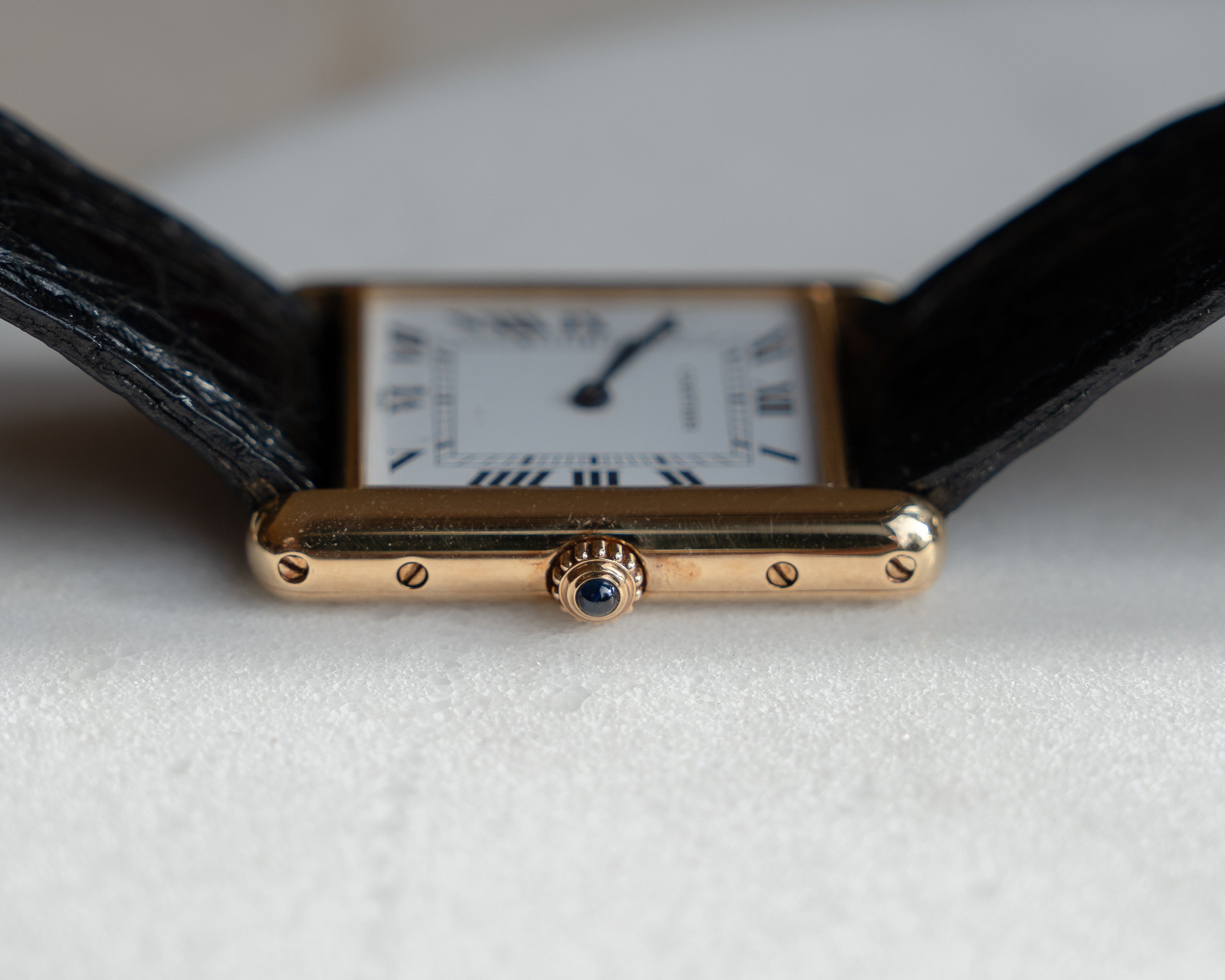 Cartier Tank Louis ref 81052 in 18k yellow gold, Swiss only dial, caliber QZ690