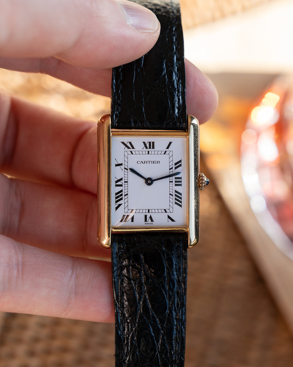Cartier Tank Louis ref 81052 in 18k yellow gold, Swiss only dial, caliber QZ690