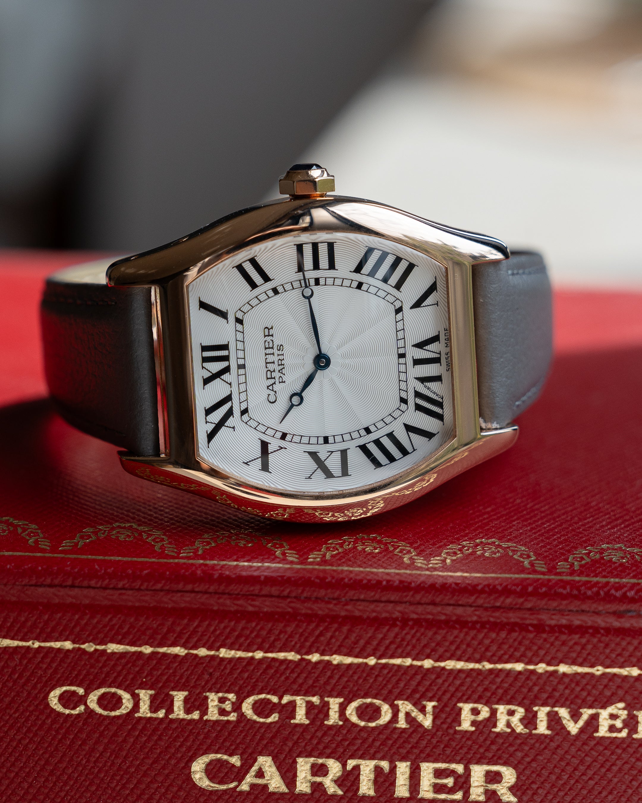 Cartier Tortue CPCP "Collection Prive", XL size in Rose Gold, ref 2763