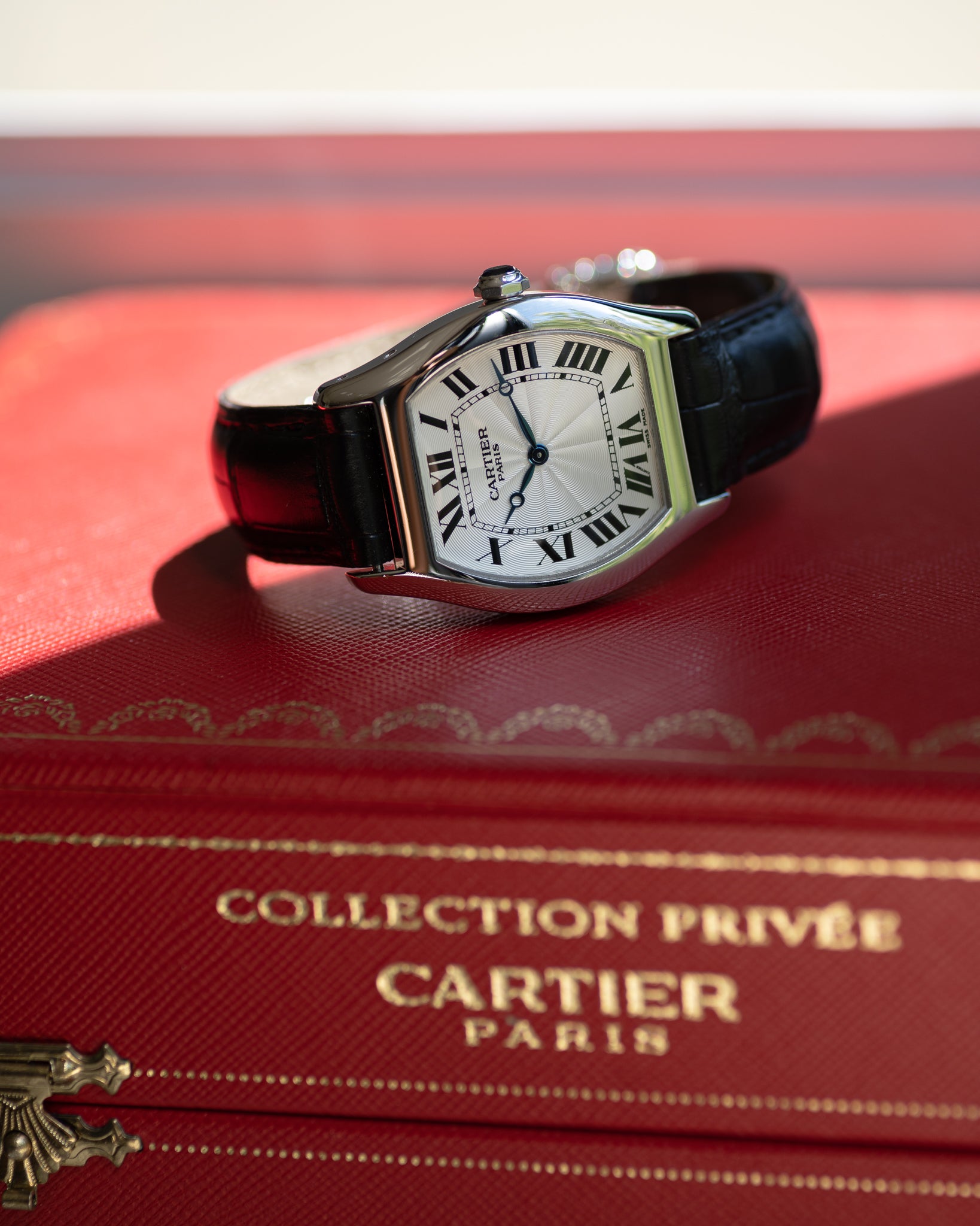 Cartier Tortue Platinum CPCP "Collection Prive", full set