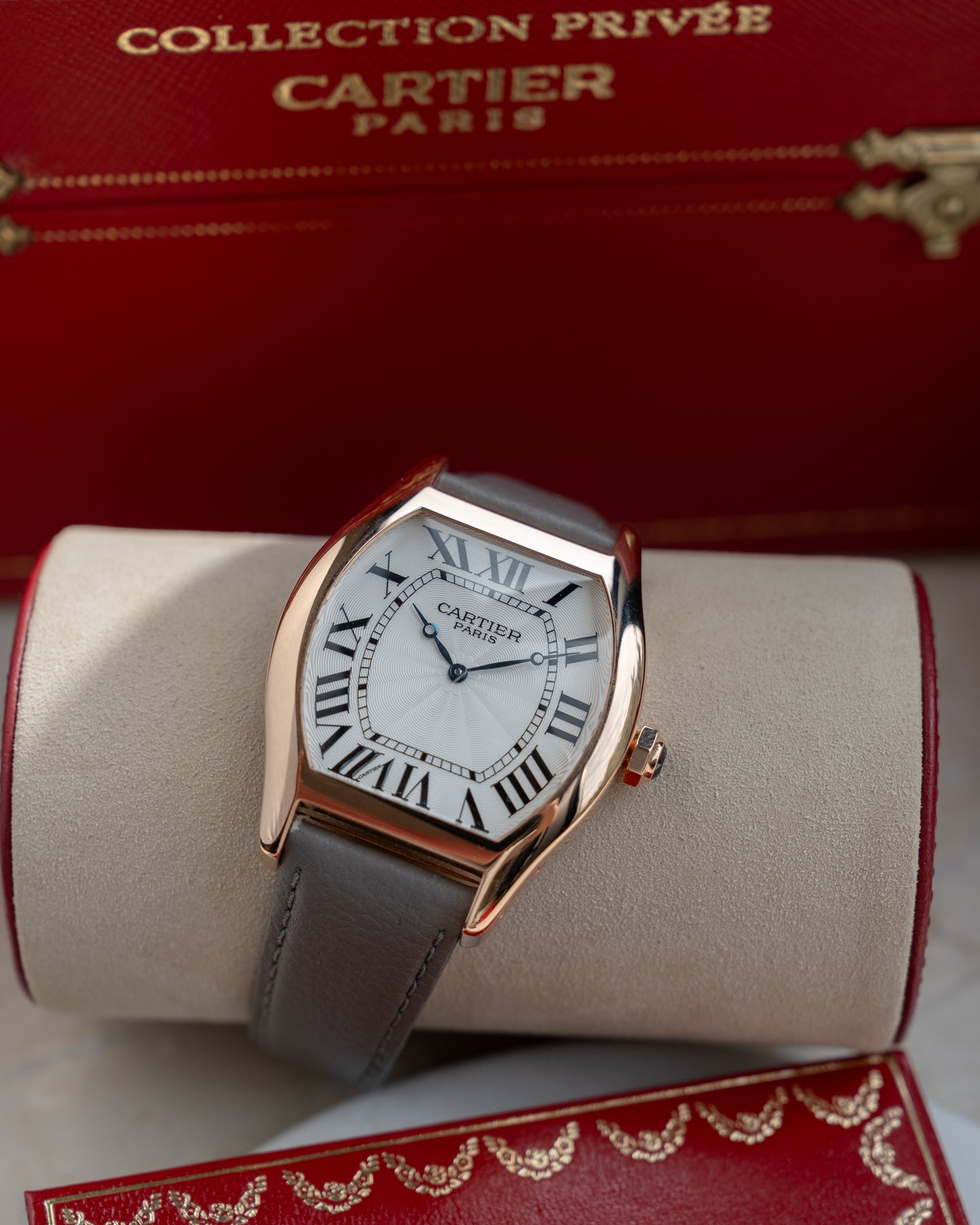 Cartier Tortue CPCP "Collection Prive", XL size in Rose Gold, ref 2763
