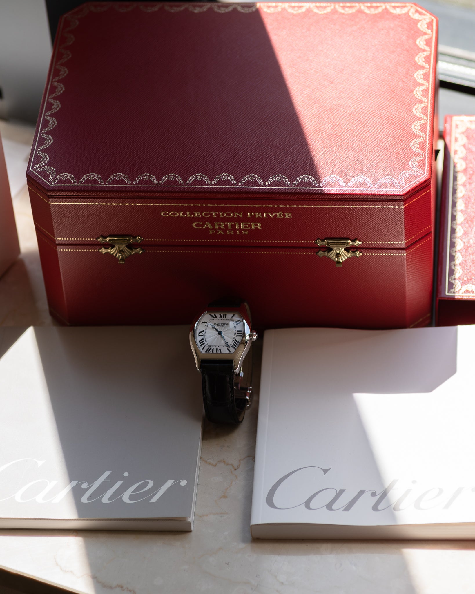 Cartier Tortue Platinum CPCP "Collection Prive", full set
