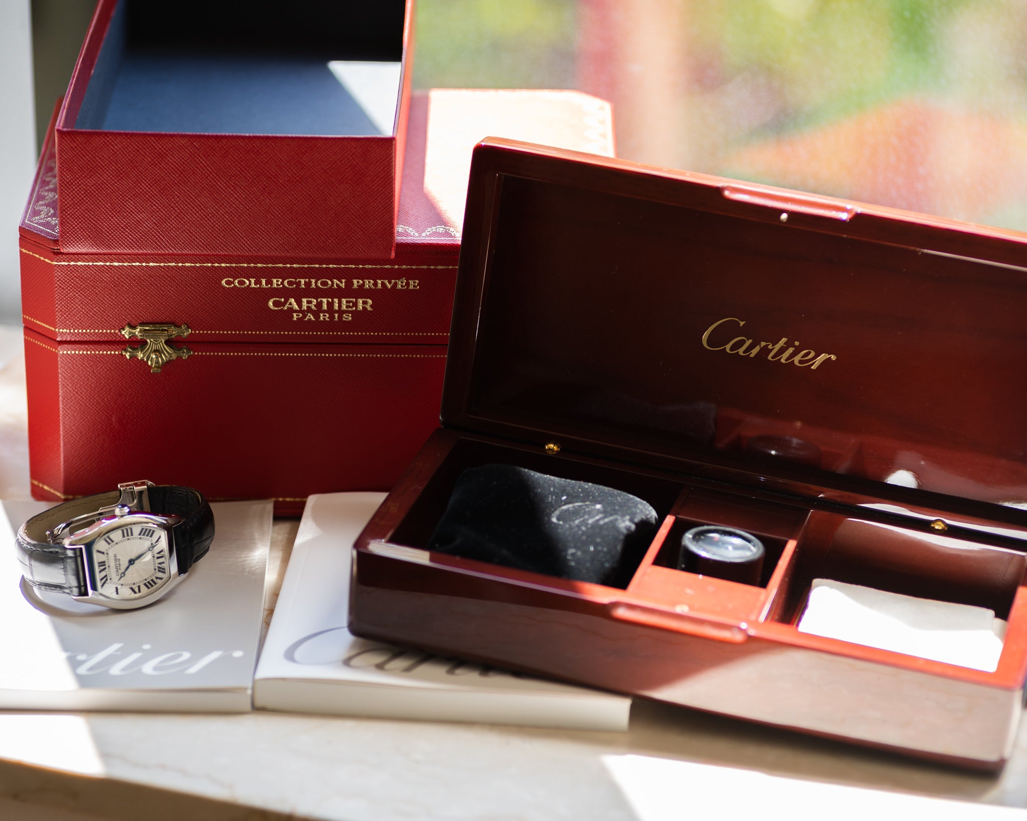 Cartier Tortue Platinum CPCP "Collection Prive", full set