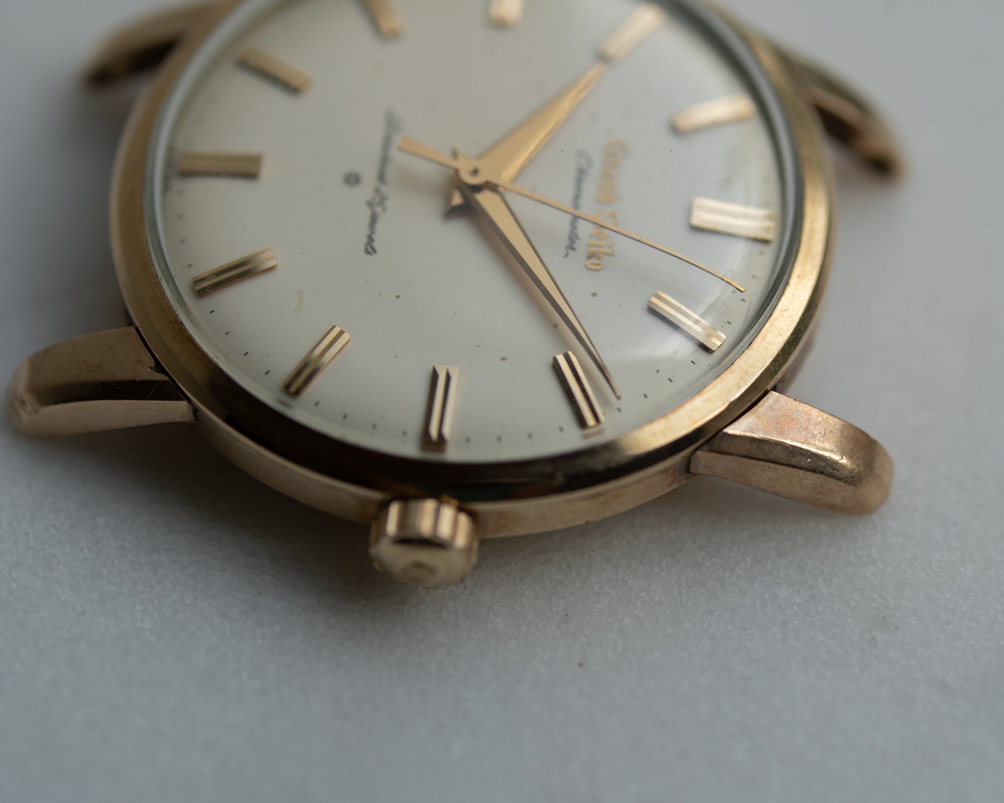 Grand Seiko First raised logo with original papers, December 1962
