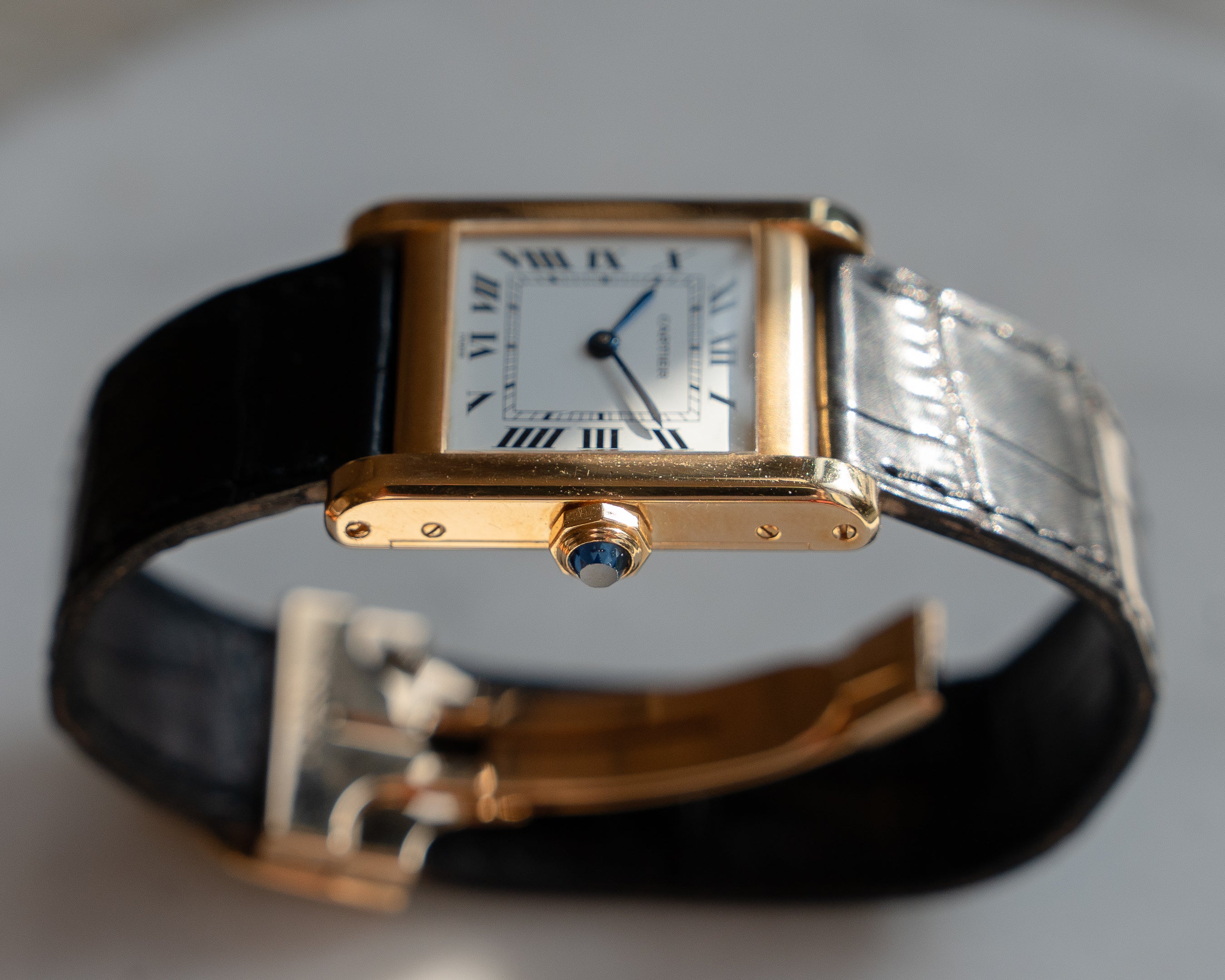 Cartier Tank Normale ref 78092 in yellow gold, full set, life time guarantee card