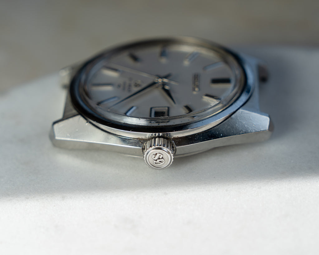 Grand Seiko 4522-8000 in steel, hibeat 1971 Toshiba commemorative edition