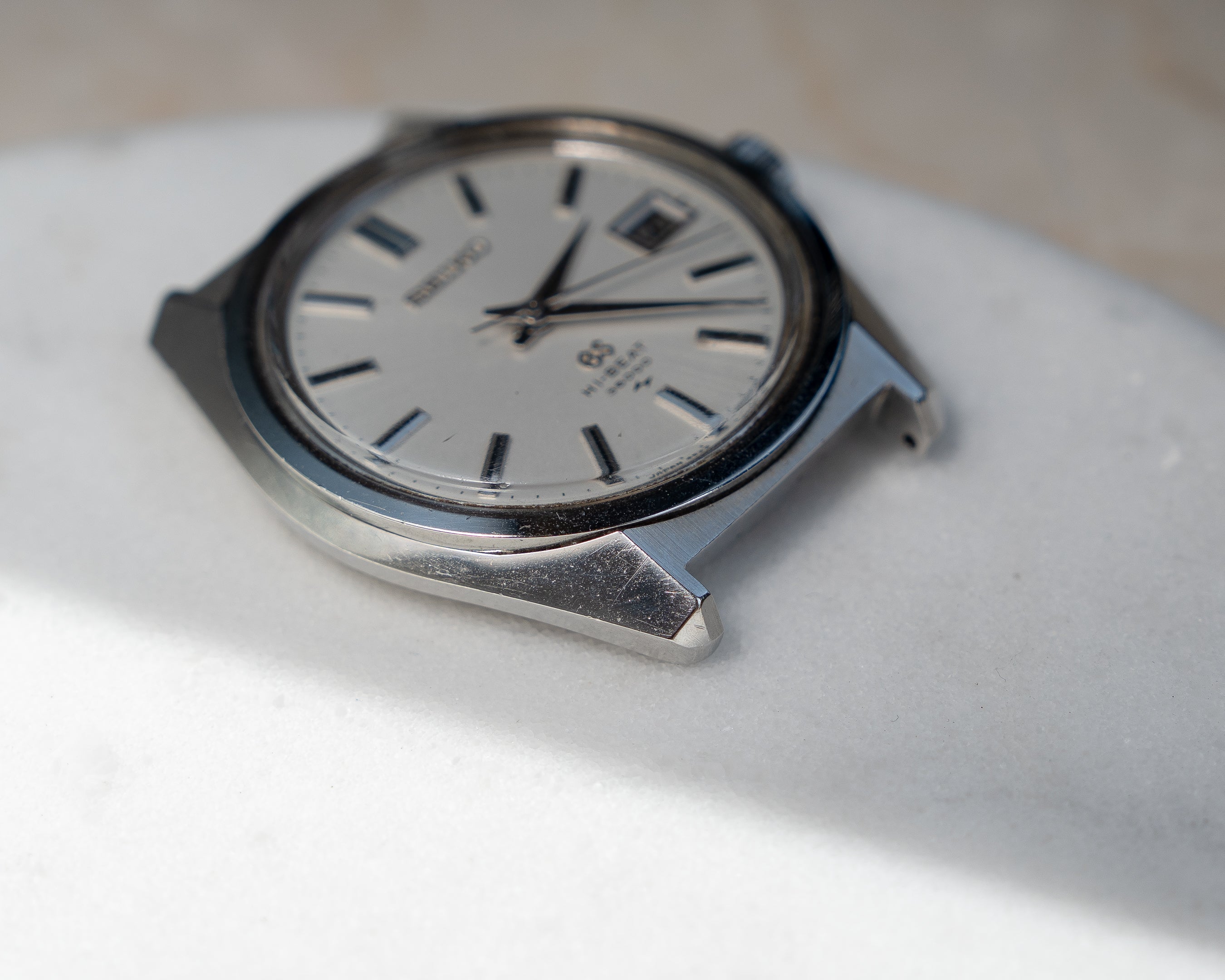 Grand Seiko 4522-8000 in steel, hibeat 1971 Toshiba commemorative edition