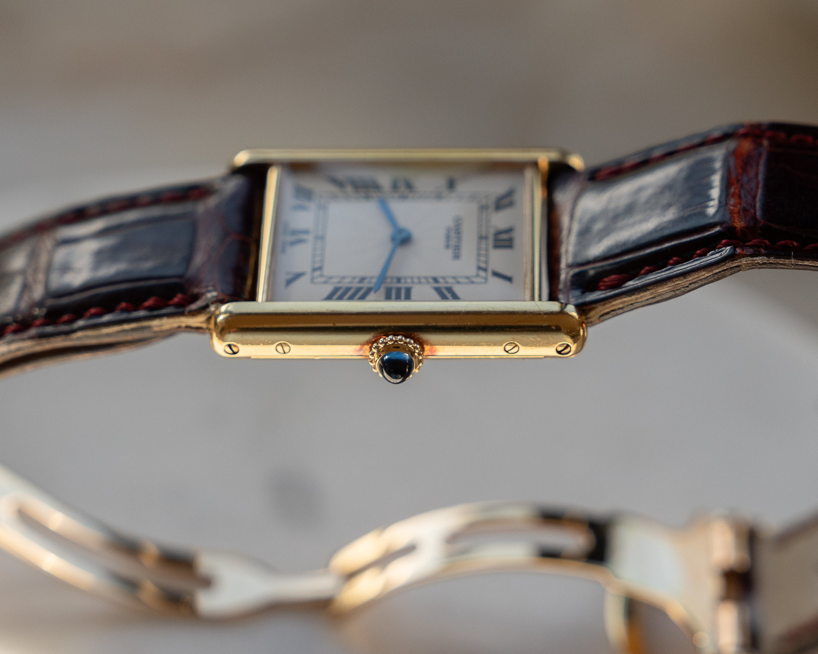 Cartier CPCP "Collection Prive", Tank Louis ref 1600 in yellow gold,  full set