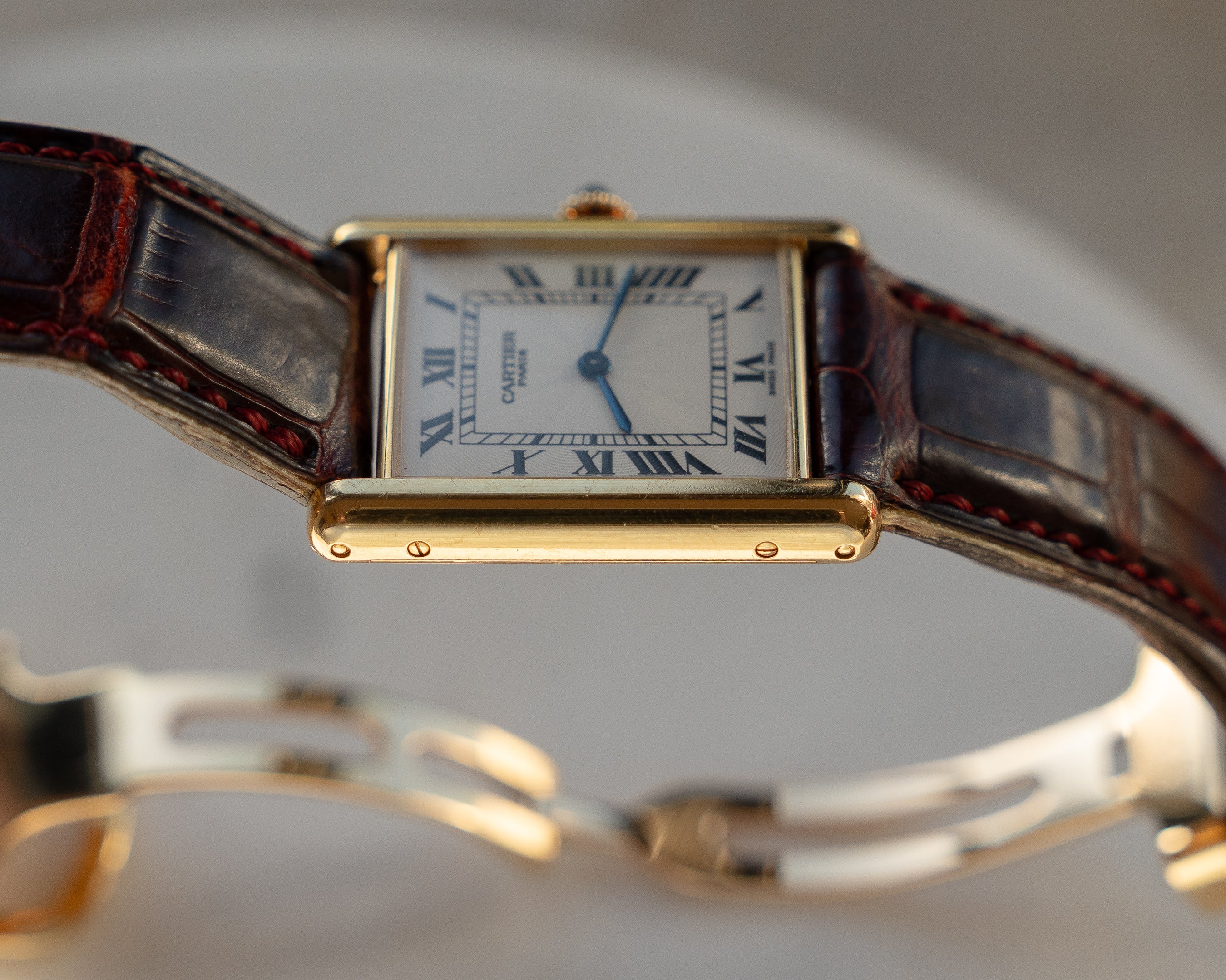 Cartier CPCP "Collection Prive", Tank Louis ref 1600 in yellow gold,  full set
