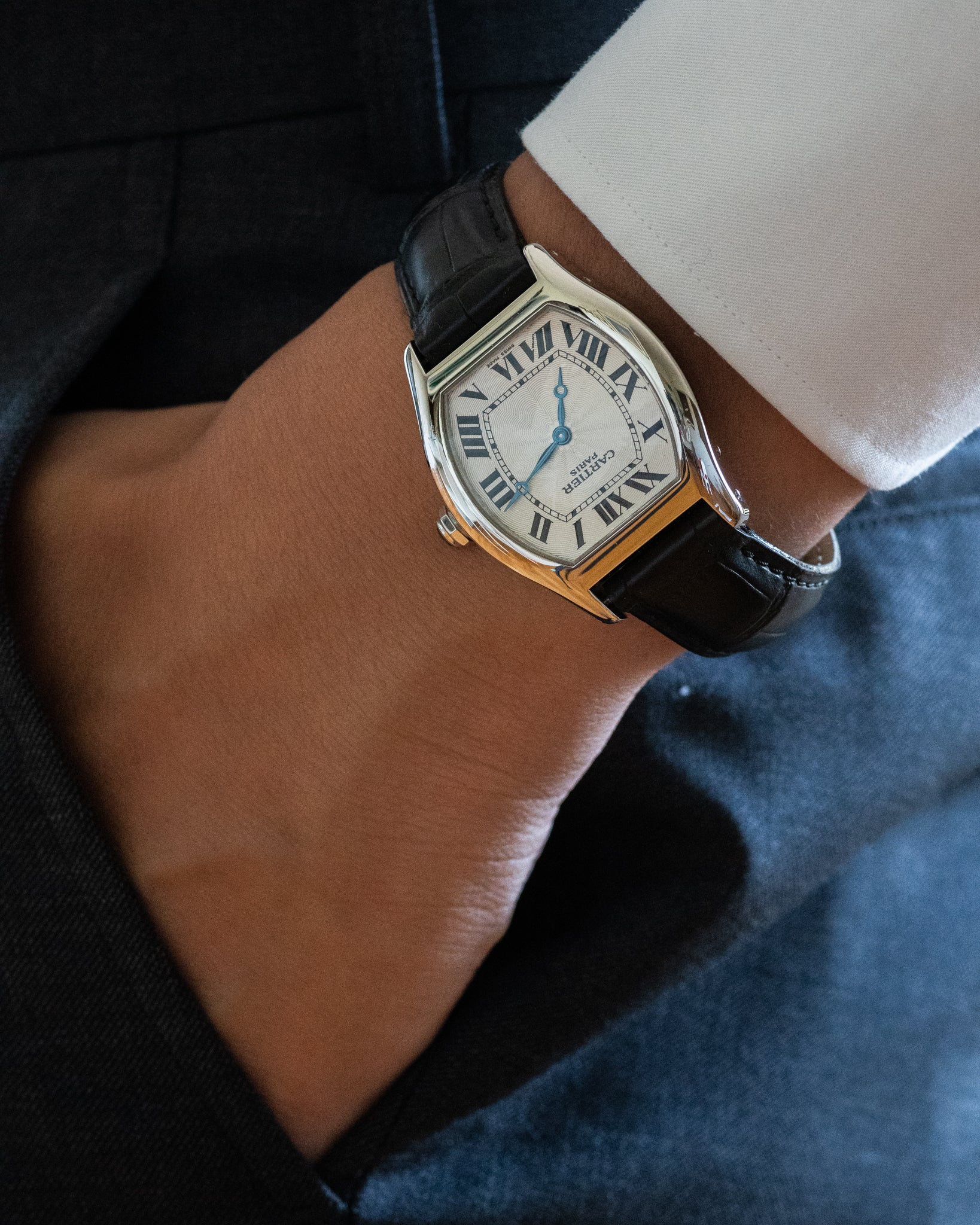 Cartier Tortue Platinum CPCP "Collection Prive", full set