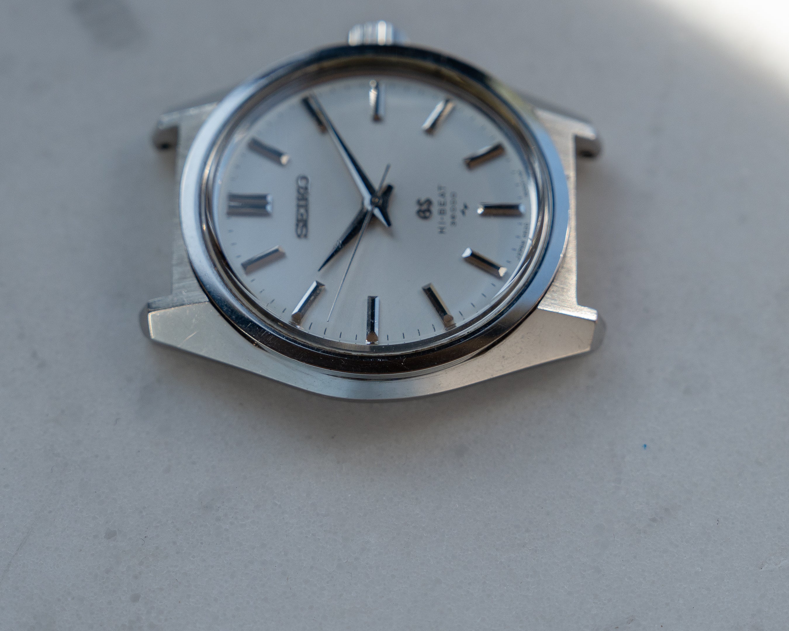 Grand Seiko 4520-8000 hibeat in steel from October 1968