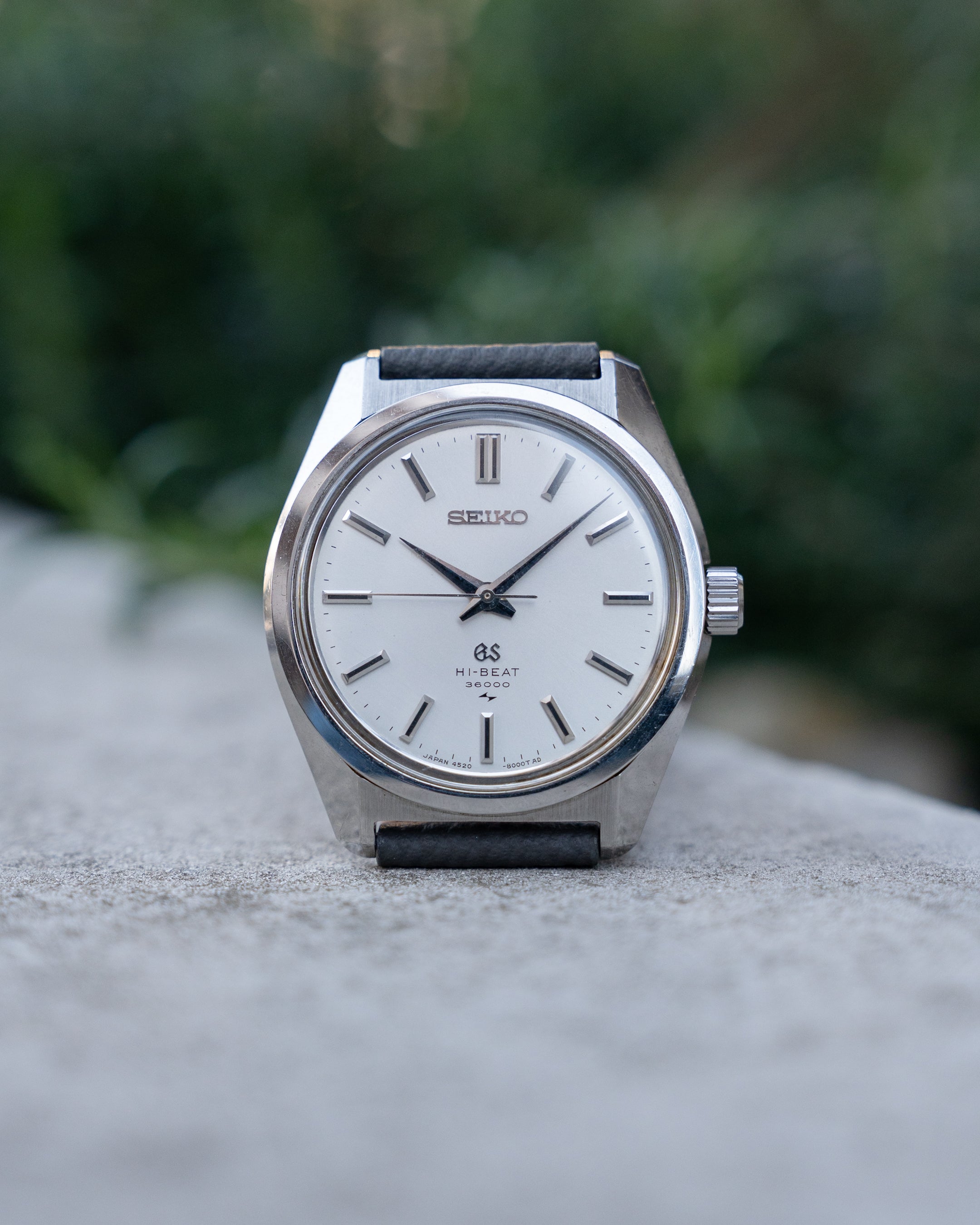 Grand Seiko 4520-8000 hibeat in steel from October 1968