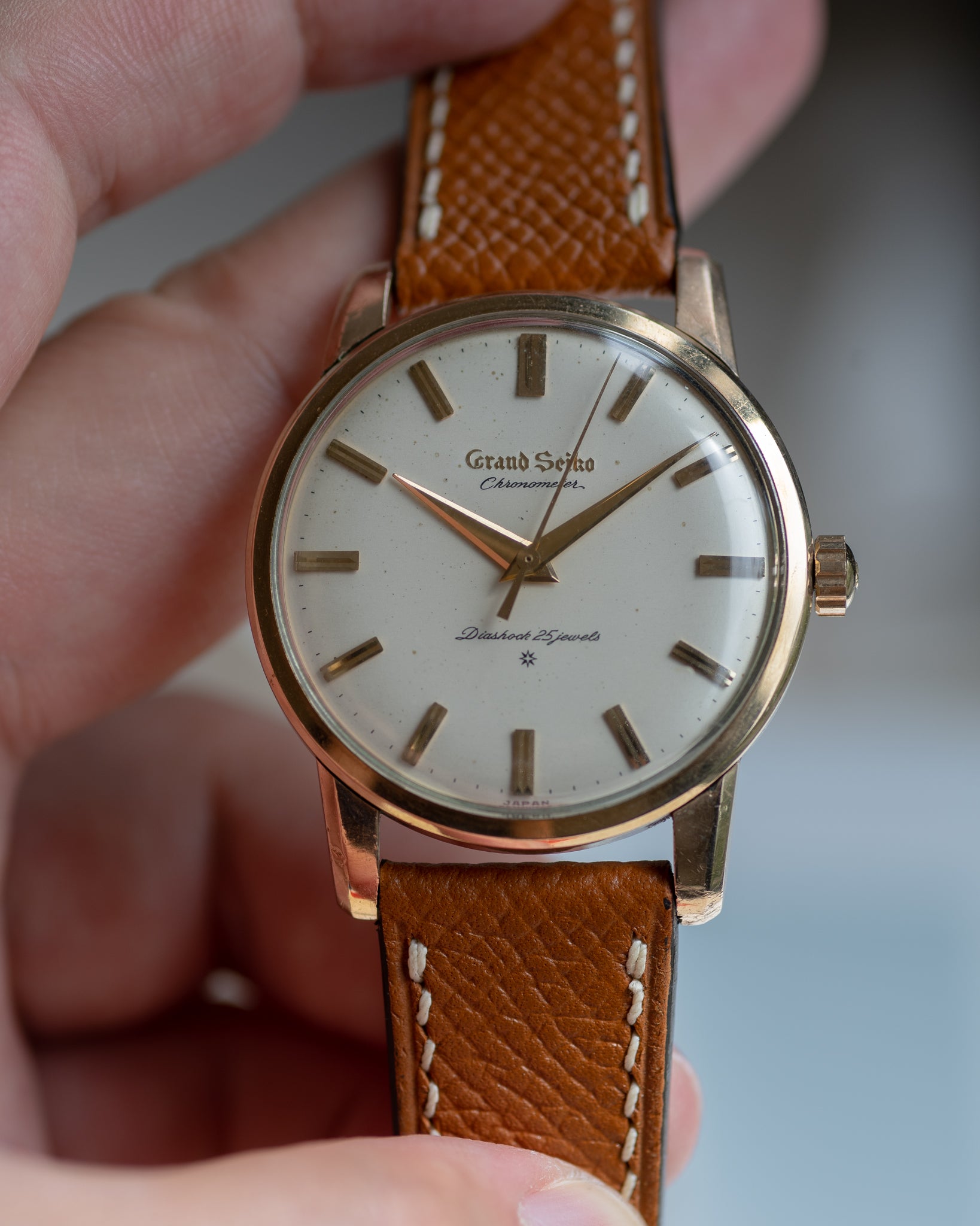 Grand Seiko First raised logo with original papers, December 1962