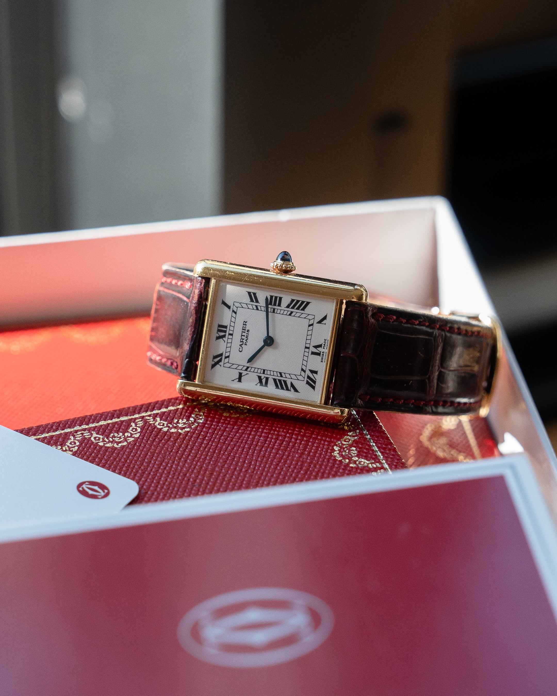 Cartier CPCP "Collection Prive", Tank Louis ref 1600 in yellow gold,  full set