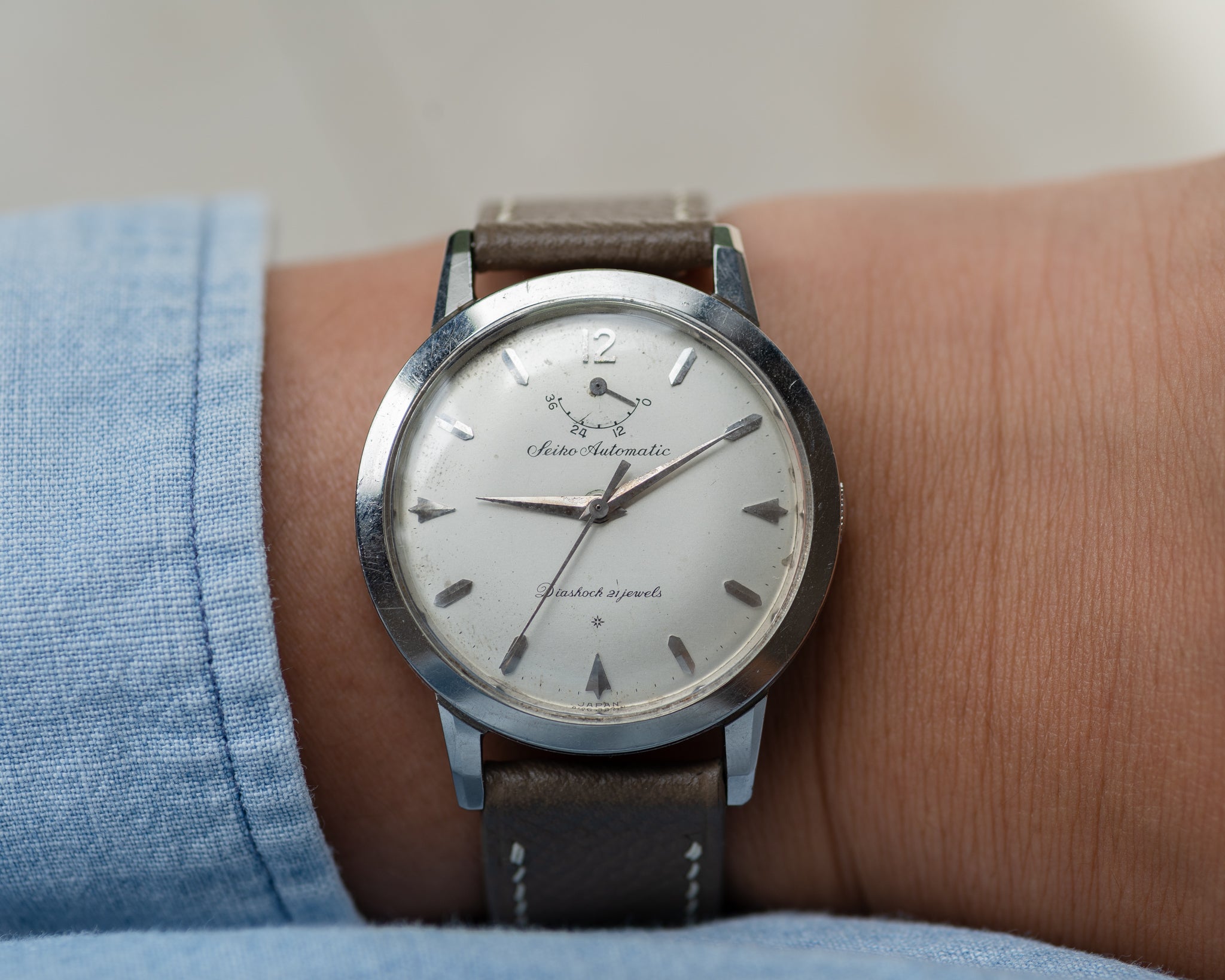 Seiko 11a Indicator "Special Dial" in Stainless Steel March 1959
