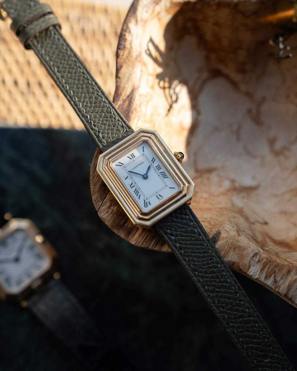 Cartier Cristallor 18k Yellow Gold, later Paris Dial & case, SM size
