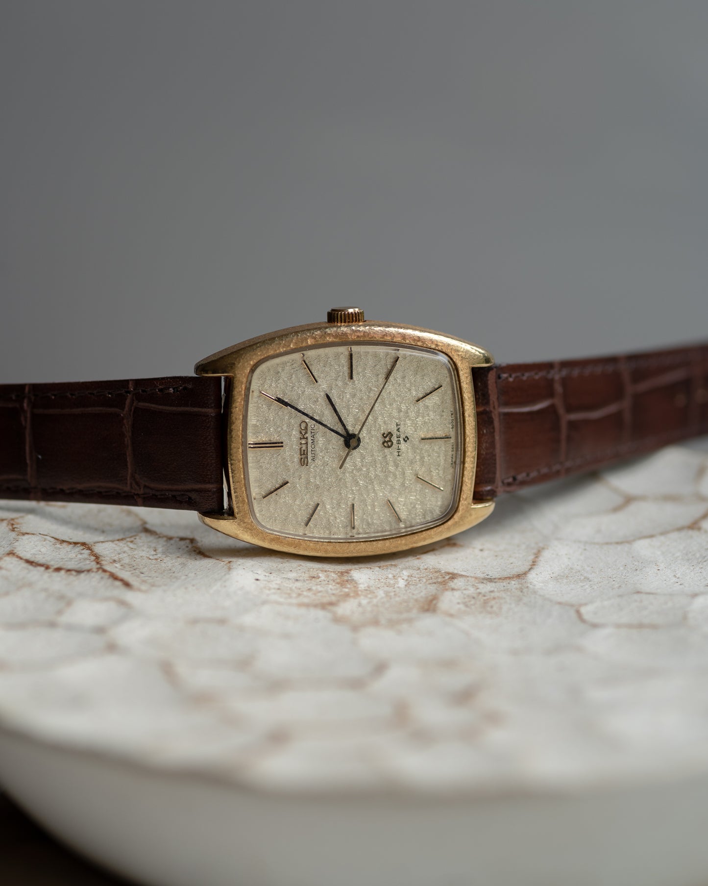 Grand Seiko 5641-5000 "snowflake" dial in 18k gold July 1971