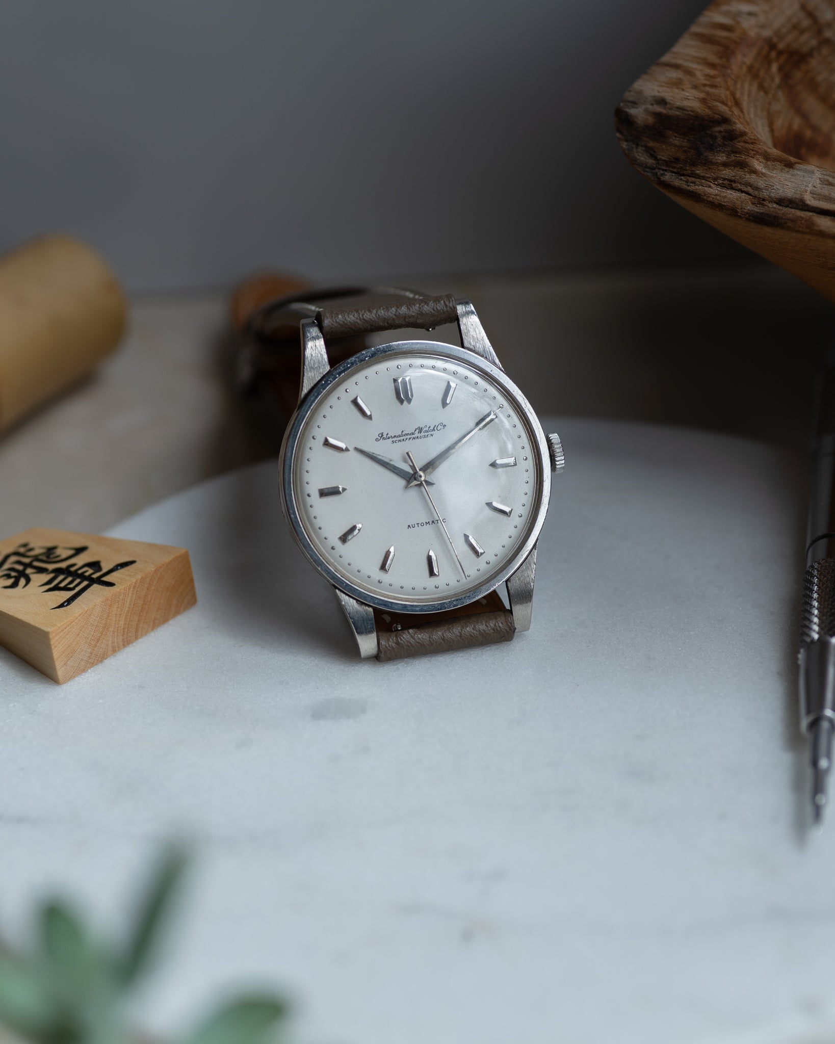 IWC in Platinum- made in Japan case- cal. 853 from 1965