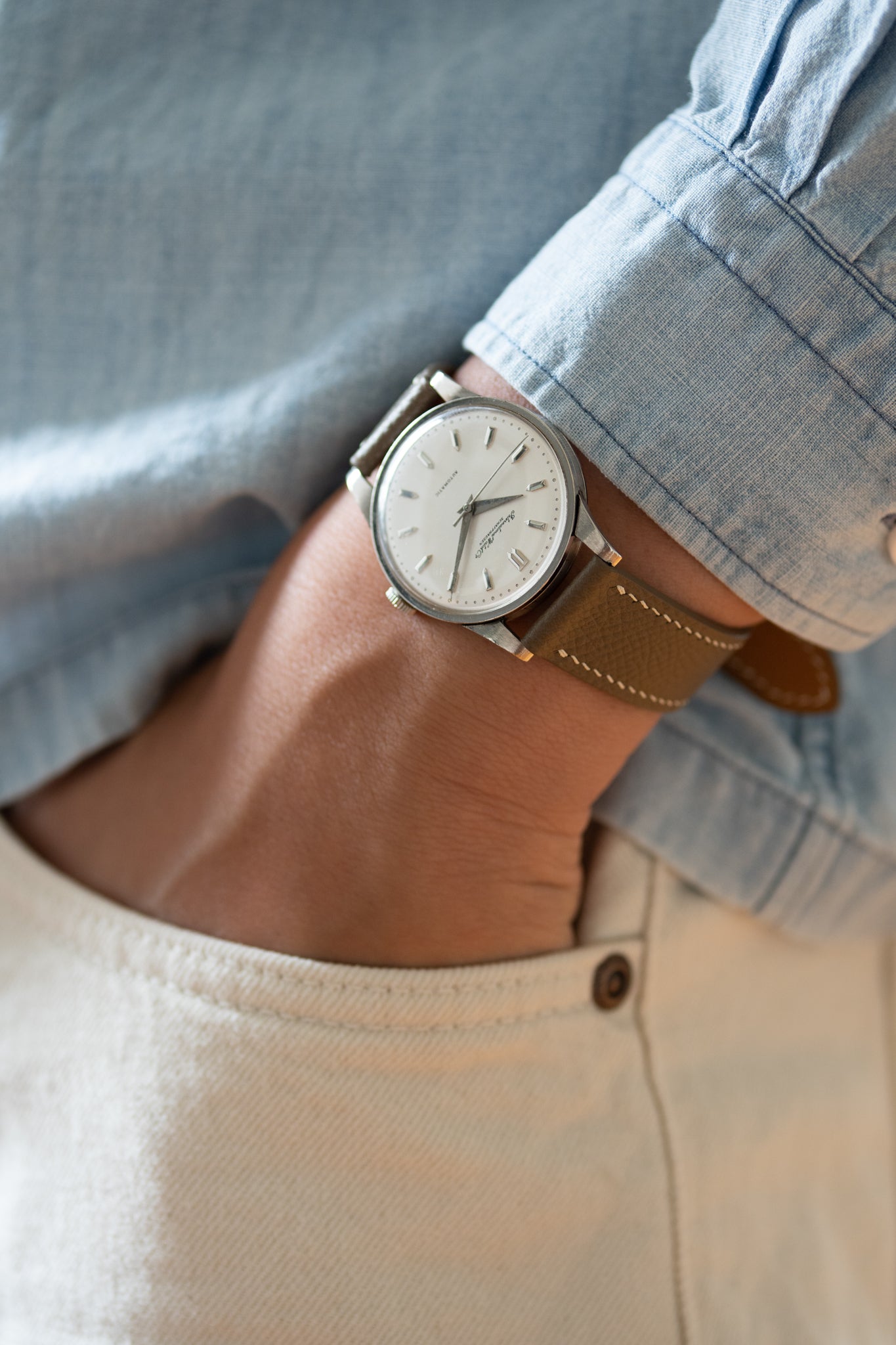 IWC in Platinum- made in Japan case- cal. 853 from 1965