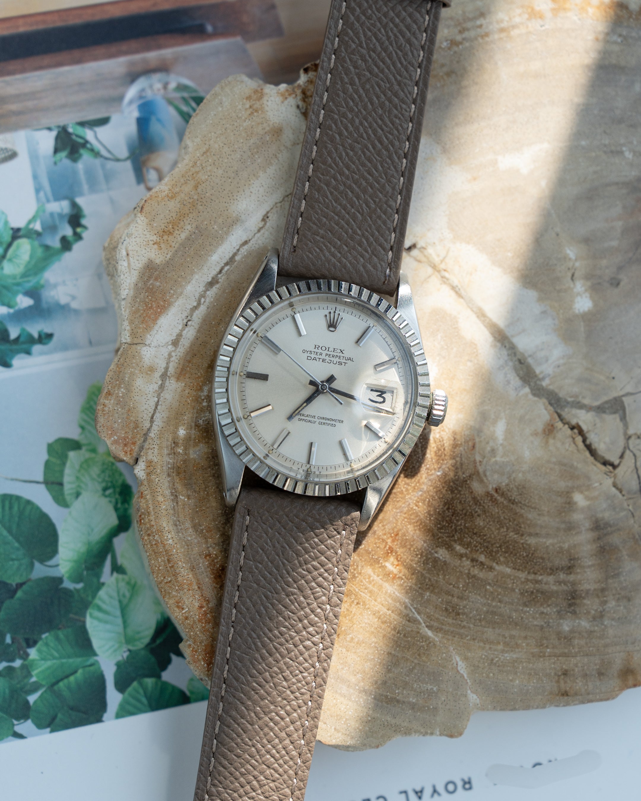 Rolex Datejust ref 1603 in steel, silver dial
