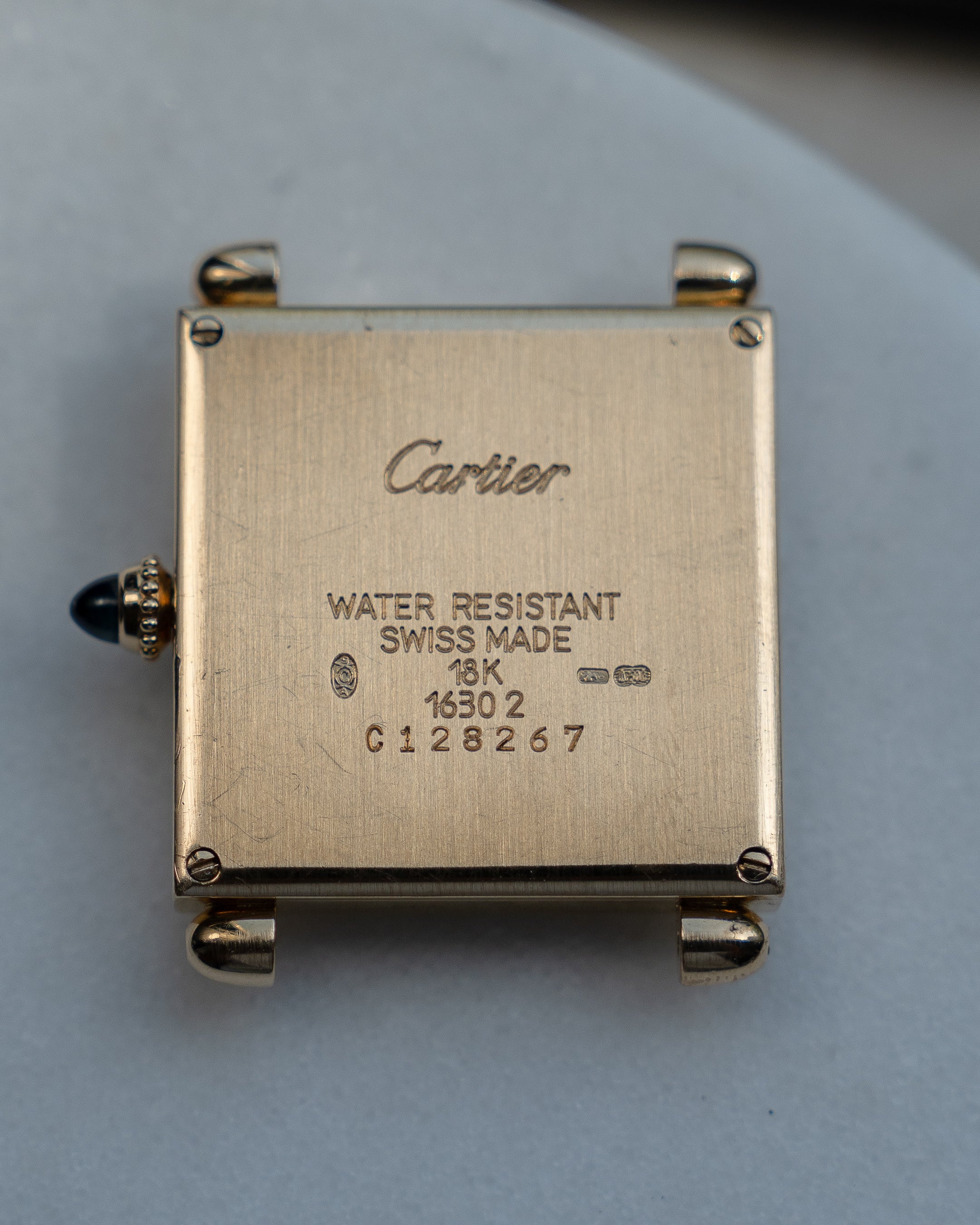Cartier Tank Obus in yellow gold reference 1630-2