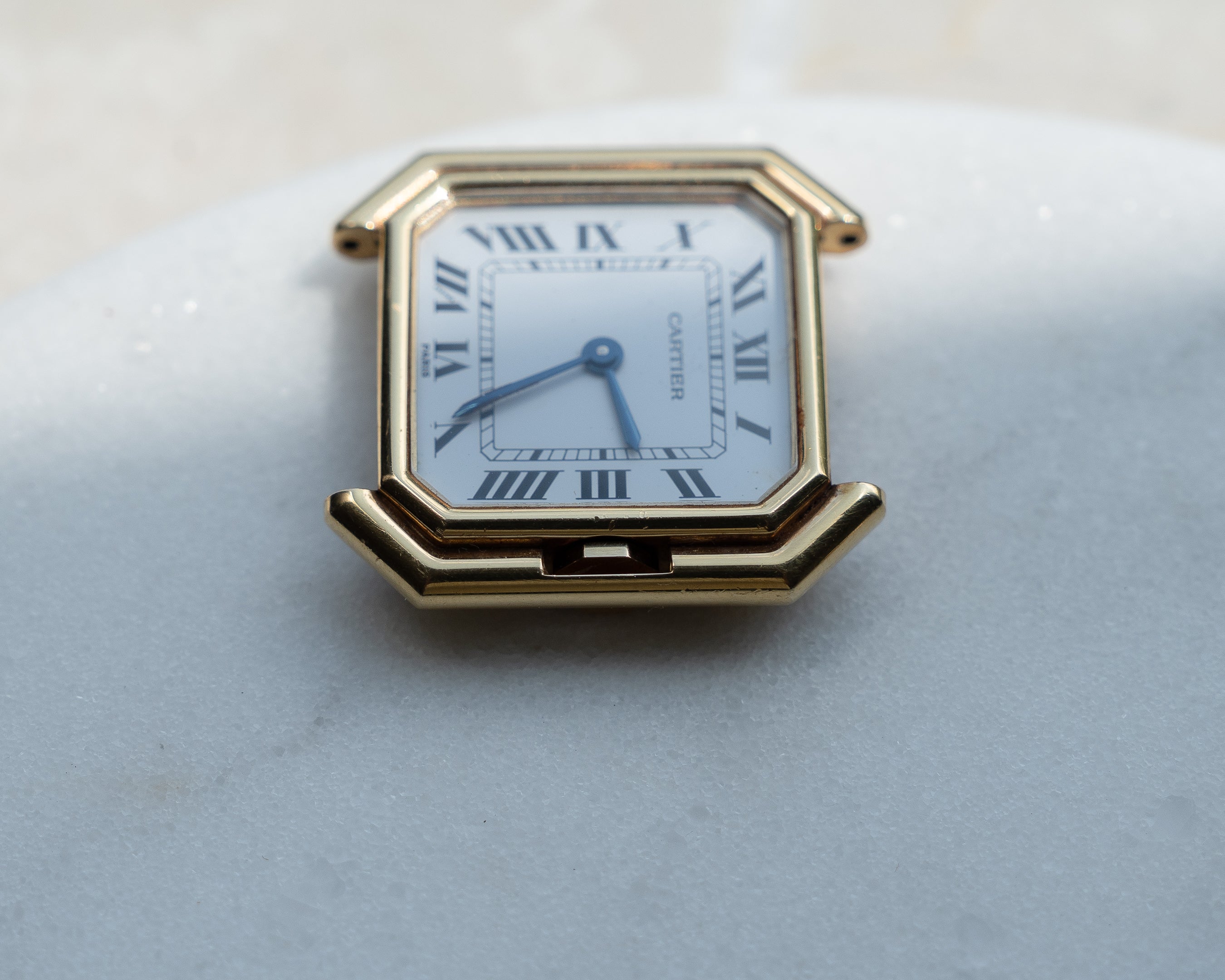 Cartier Ceinture in 18k Yellow Gold, Paris dial, LM - mechanical movement - box & papers