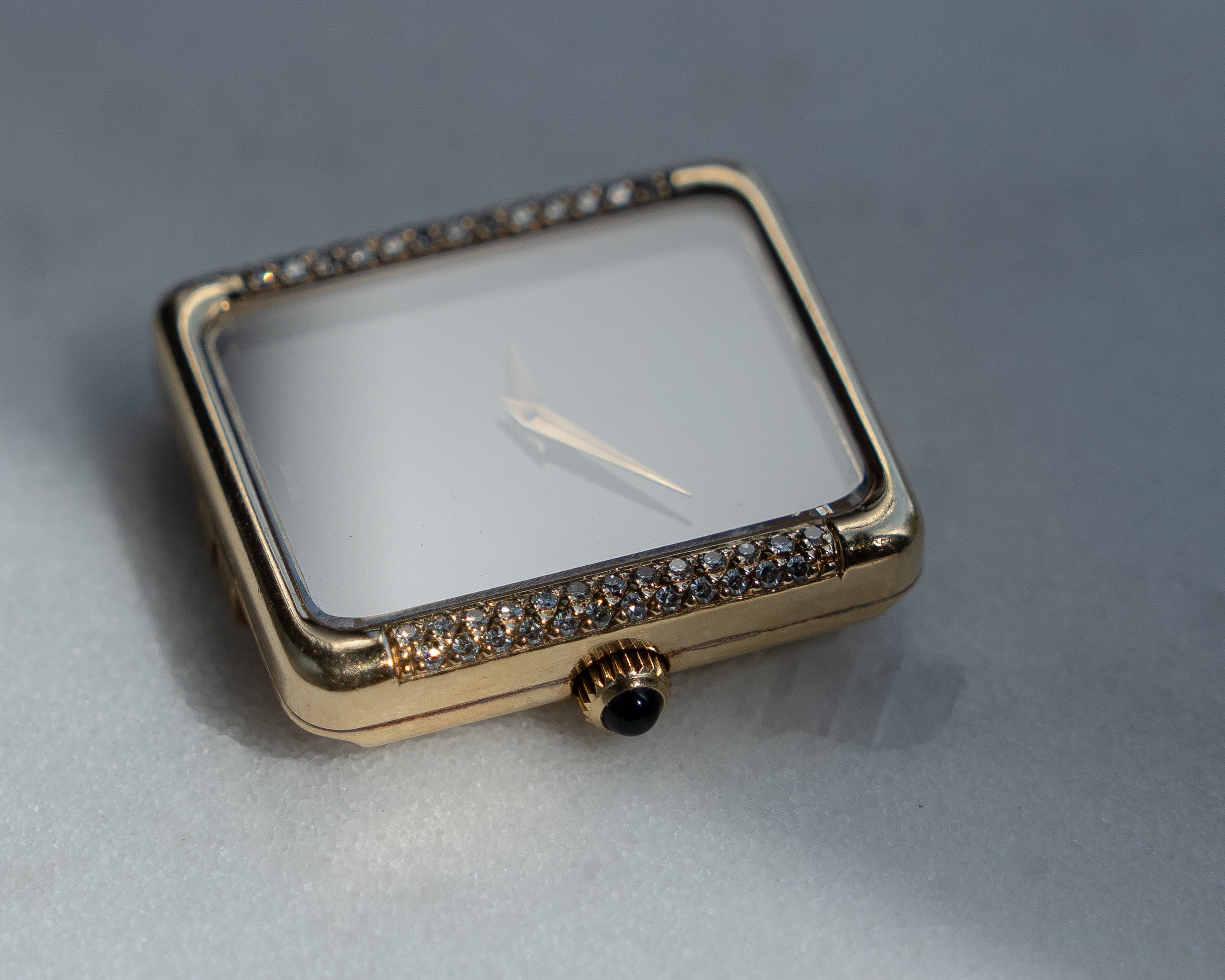 Patek Philippe reference 4311, onyx dial, diamond yellow gold case, caliber 16-250