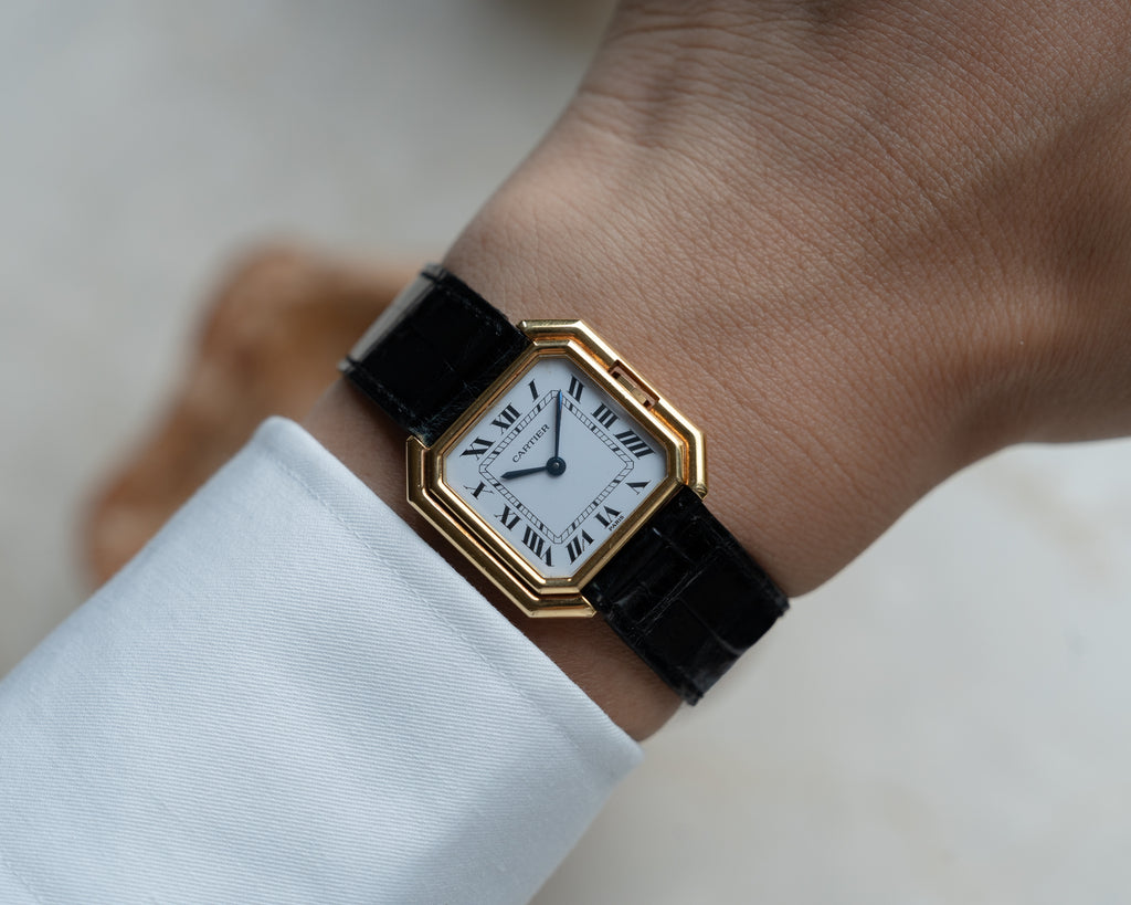 Cartier Ceinture Large size, 18k Yellow Gold, Paris dial, ref 78099 - mechanical movement