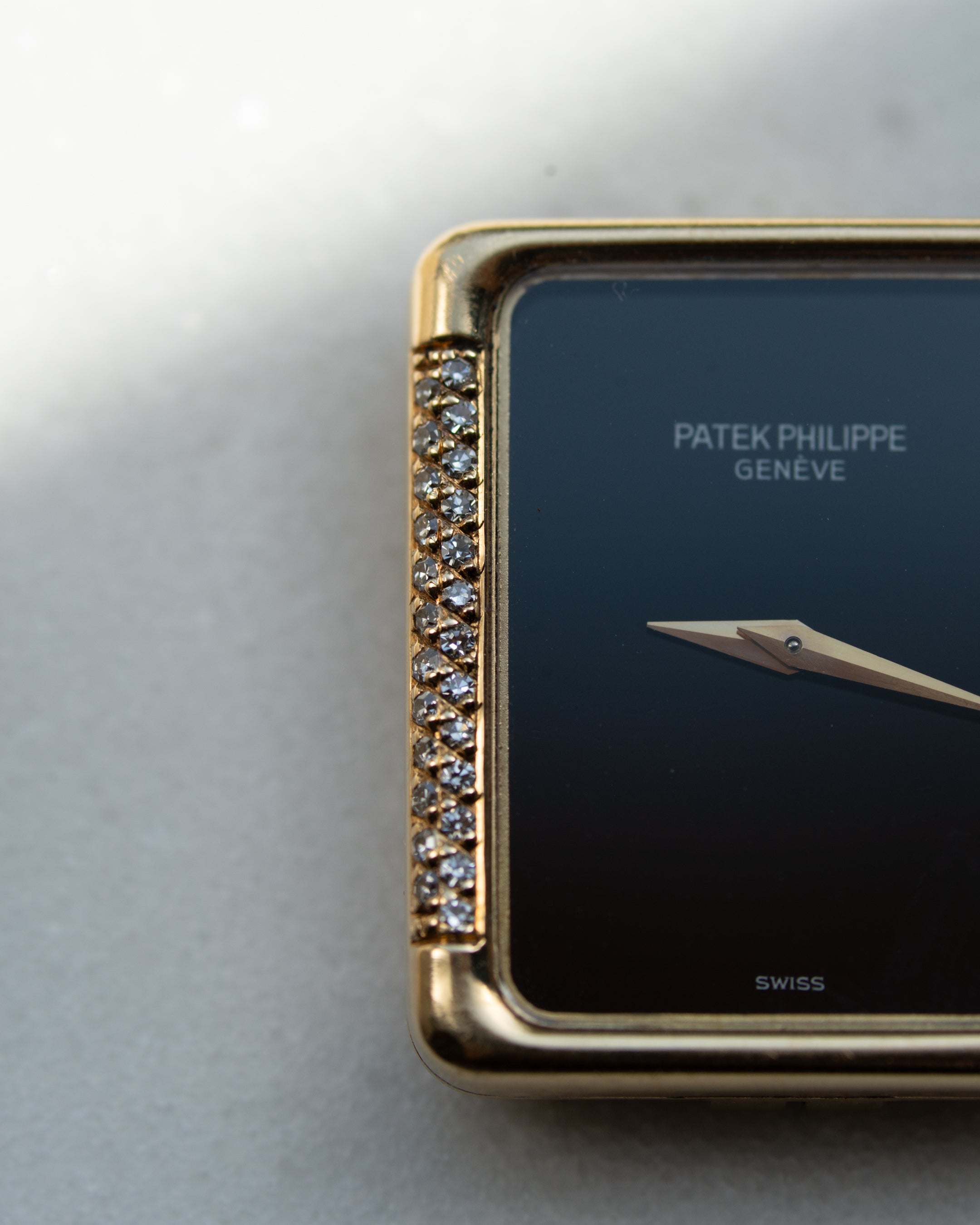 Patek Philippe reference 4311, onyx dial, diamond yellow gold case, caliber 16-250