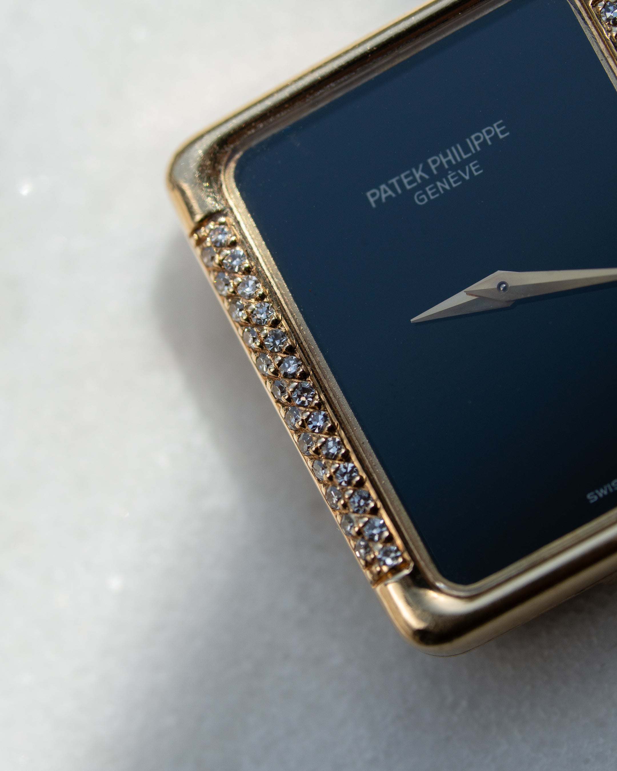 Patek Philippe reference 4311, onyx dial, diamond yellow gold case, caliber 16-250