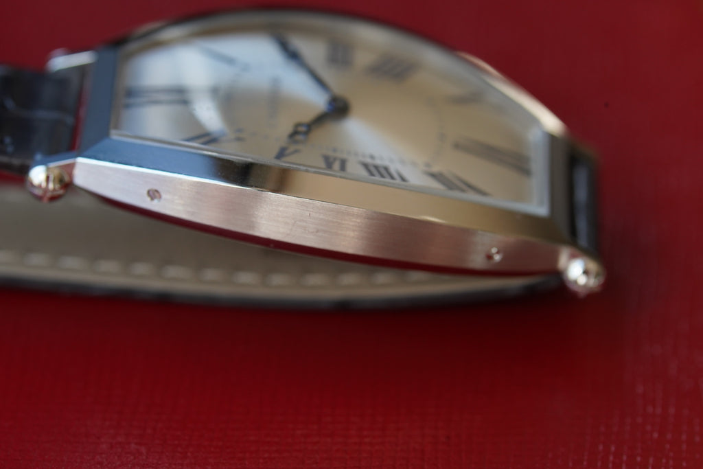 Cartier Tonneau Platinum from Collection Prive, limited edition 100 pieces