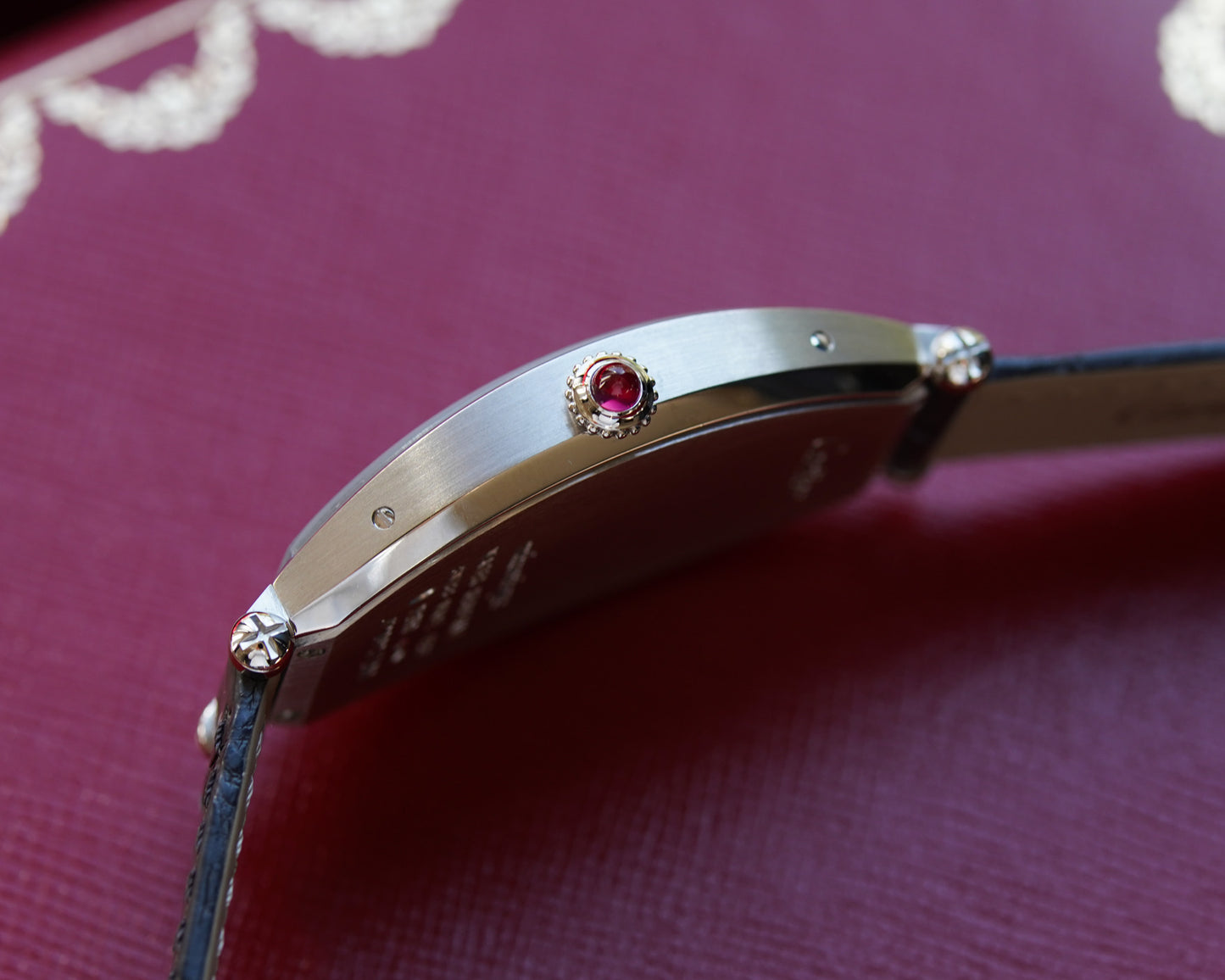 Cartier Tonneau Platinum from Collection Prive, limited edition 100 pieces