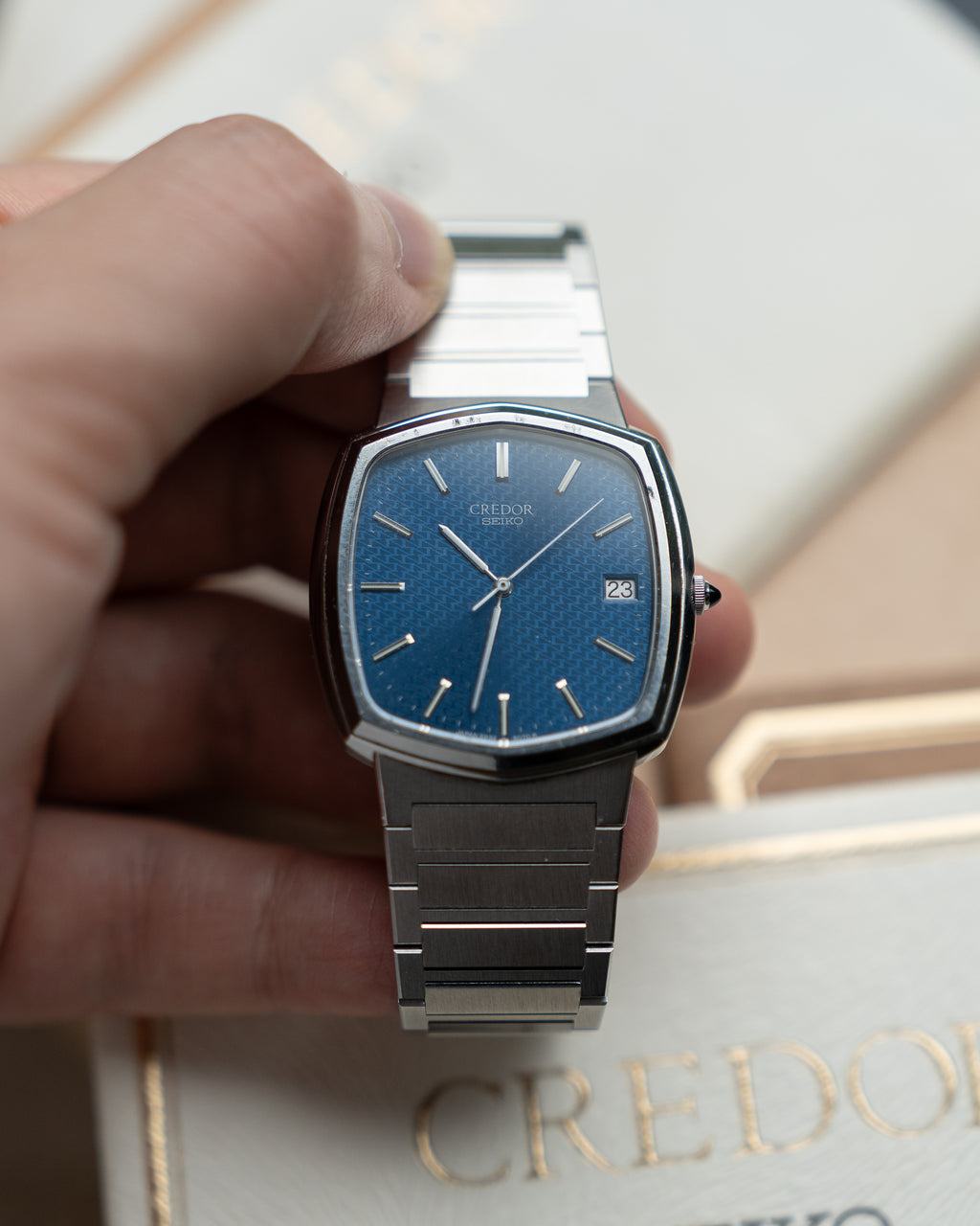 Seiko Credor reference KEH021 model 5932-5040 in steel, full set