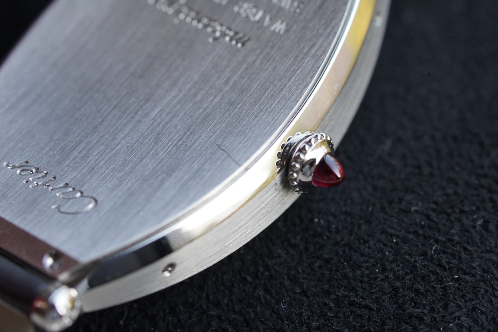 Cartier Tonneau Platinum from Collection Prive, limited edition 100 pieces