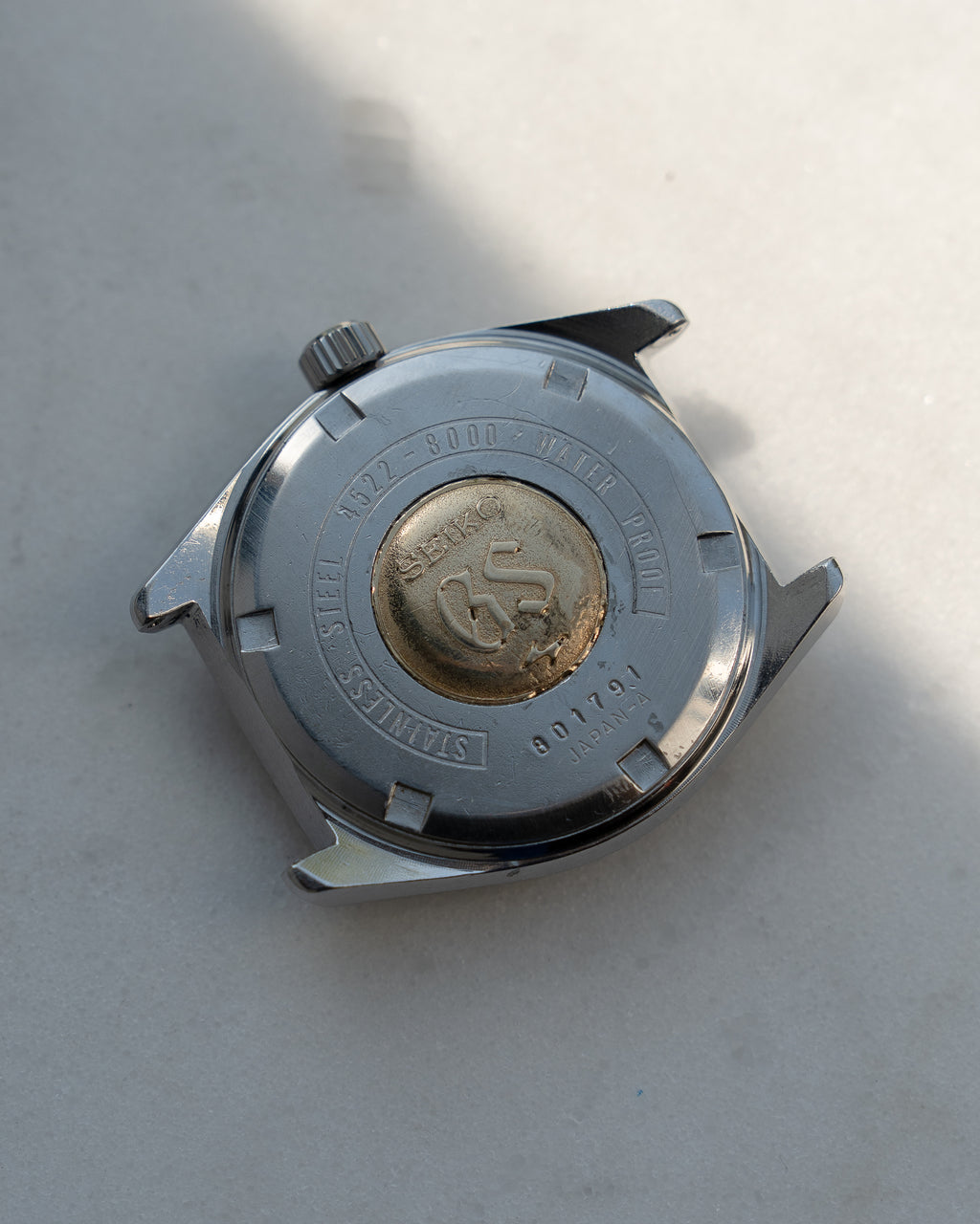 Grand Seiko 4522-8000 hibeat in steel from 1968 October