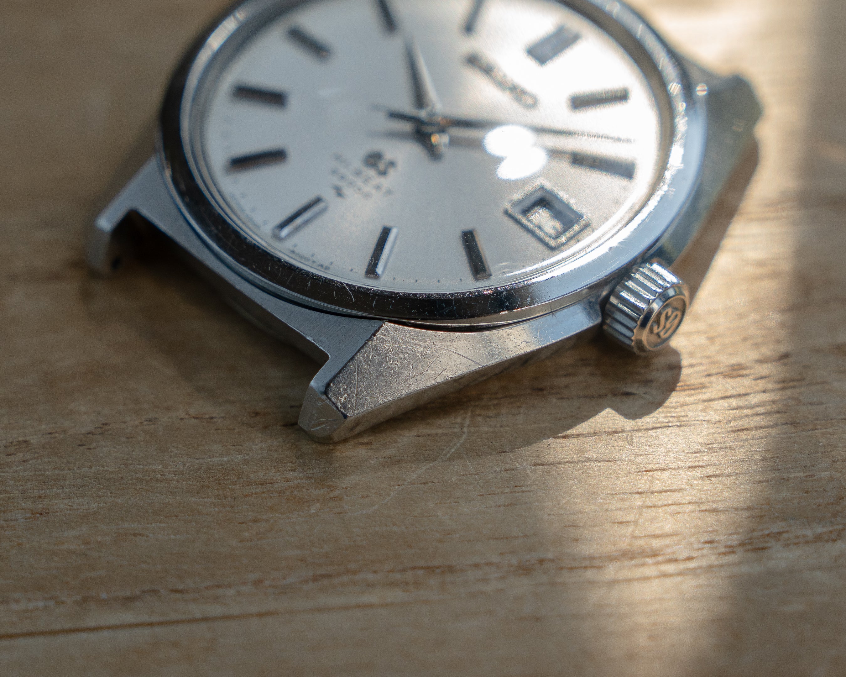 Grand Seiko 4522-8000 hibeat in steel from 1968 October