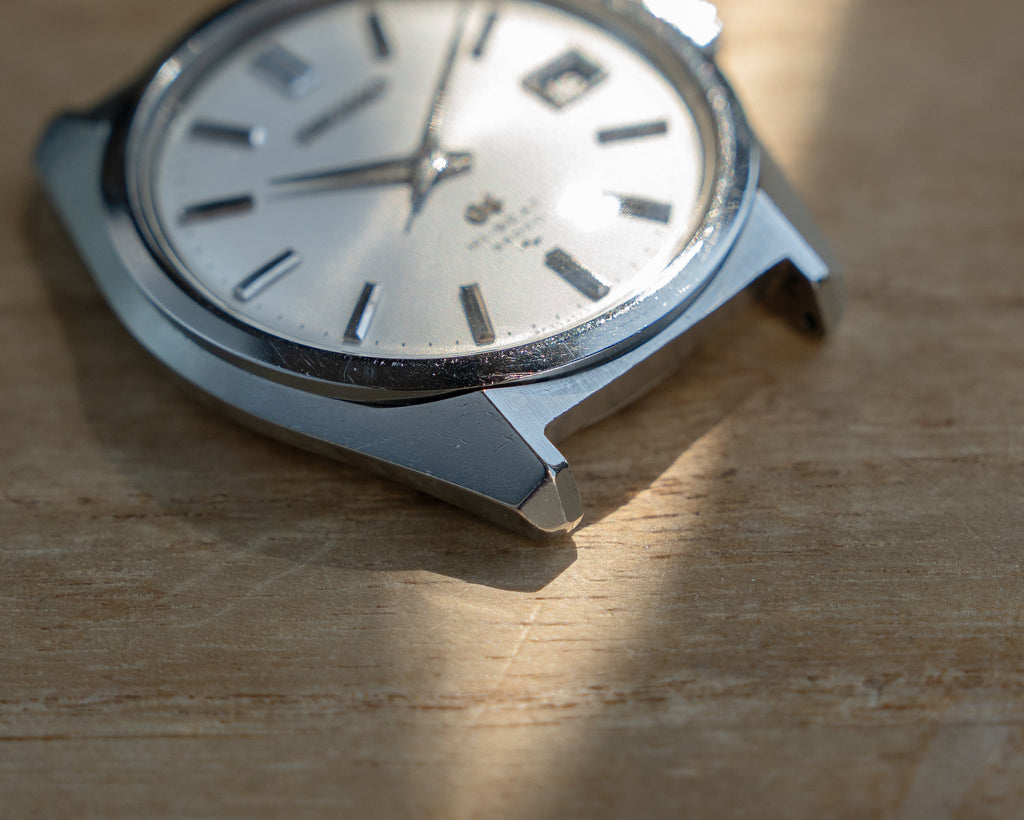 Grand Seiko 4522-8000 hibeat in steel from 1968 October