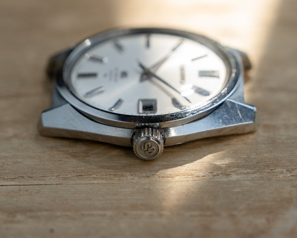 Grand Seiko 4522-8000 hibeat in steel from 1968 October