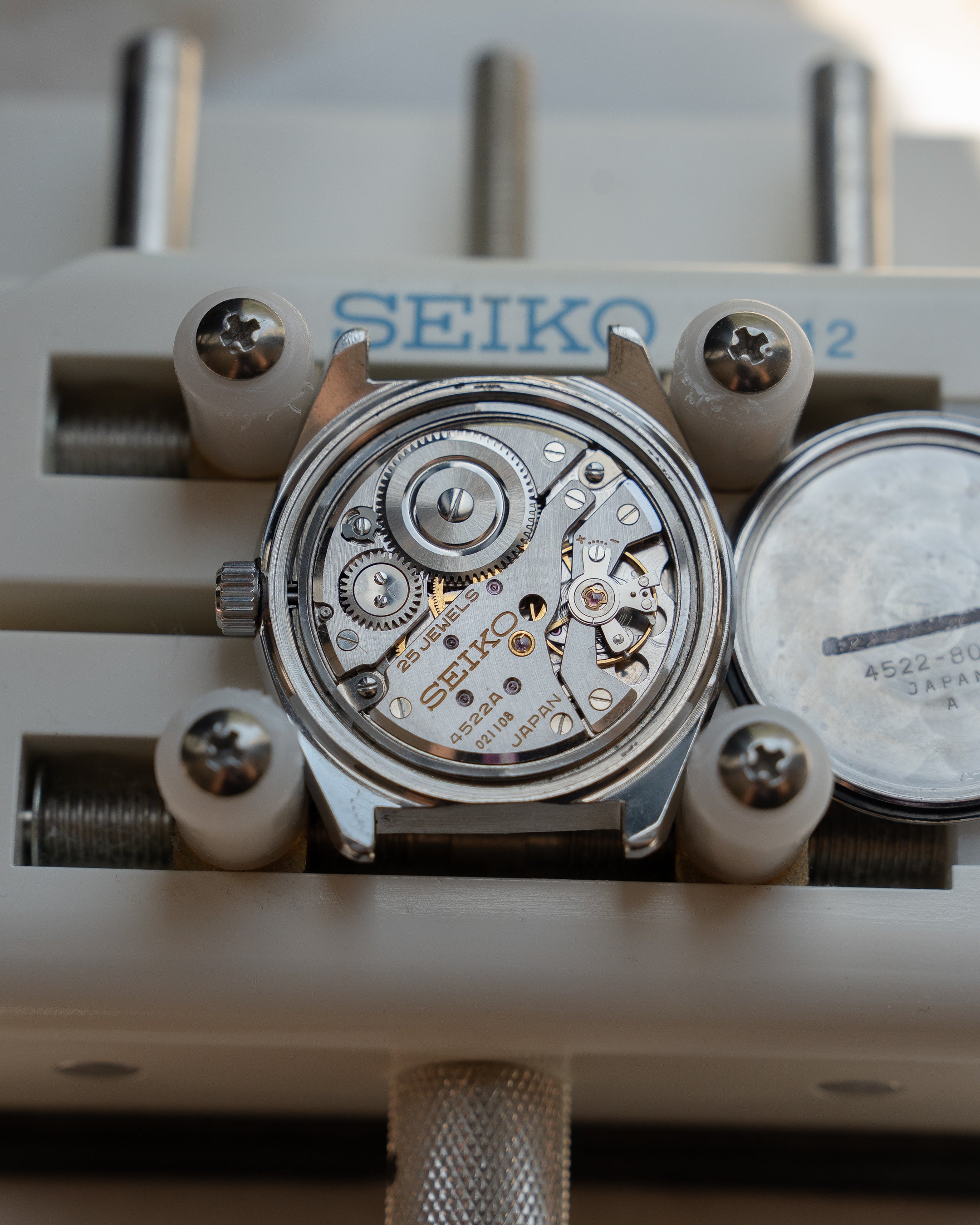 Grand Seiko 4522-8000 hibeat in steel from 1968 October