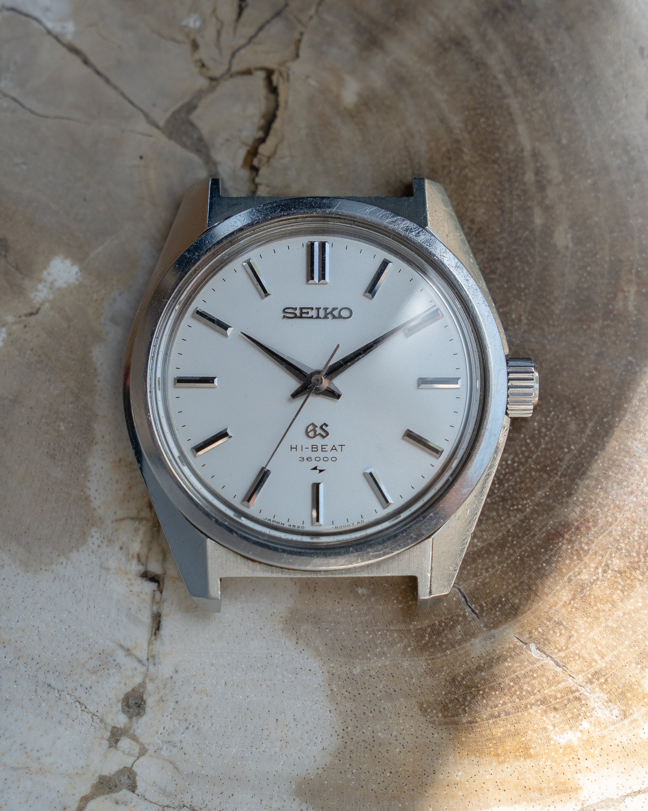 Grand Seiko 4520-8000 hibeat in Steel from September 1968