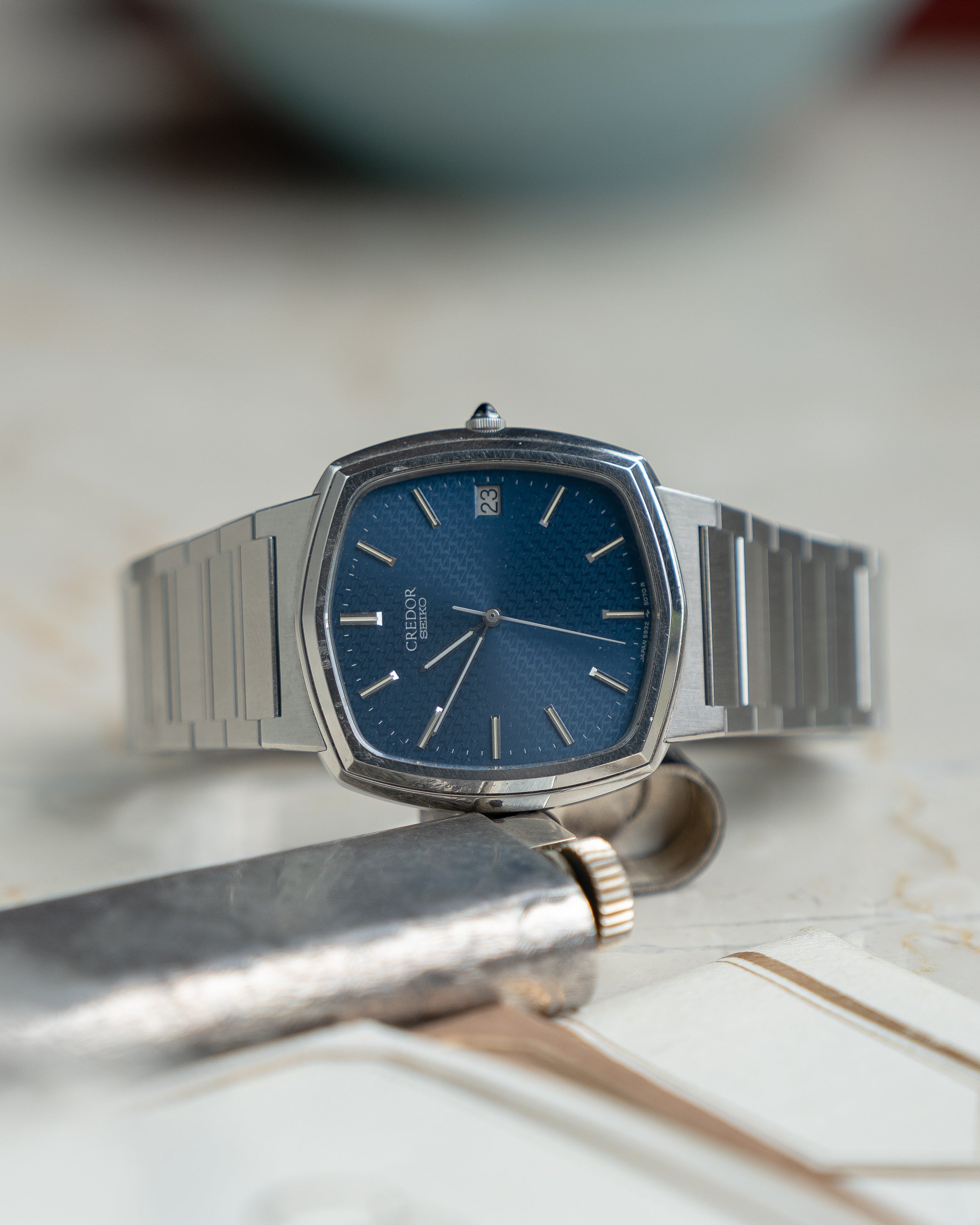 Seiko Credor reference KEH021 model 5932-5040 in steel, full set