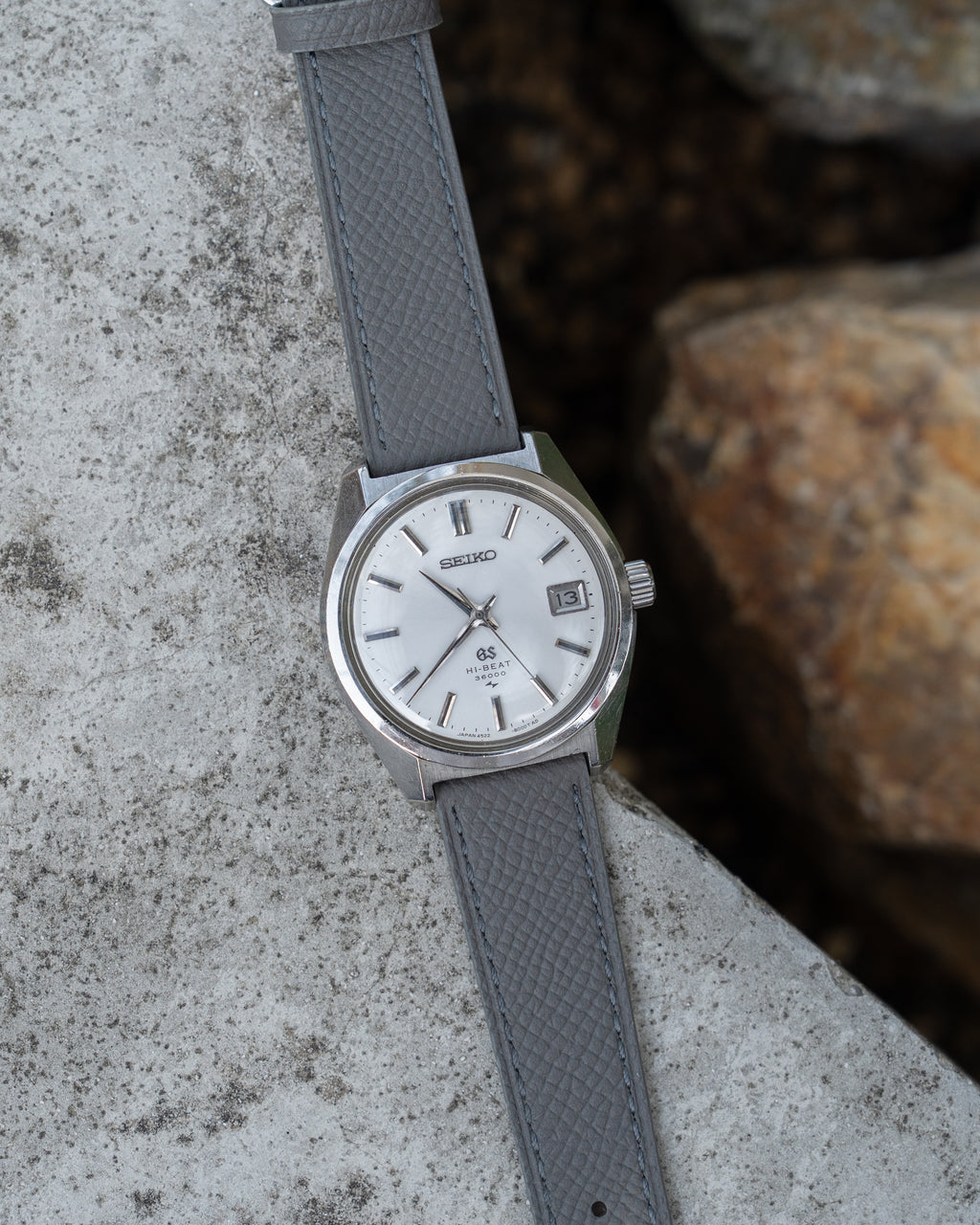 Grand Seiko 4522-8000 hibeat in steel from 1968 October