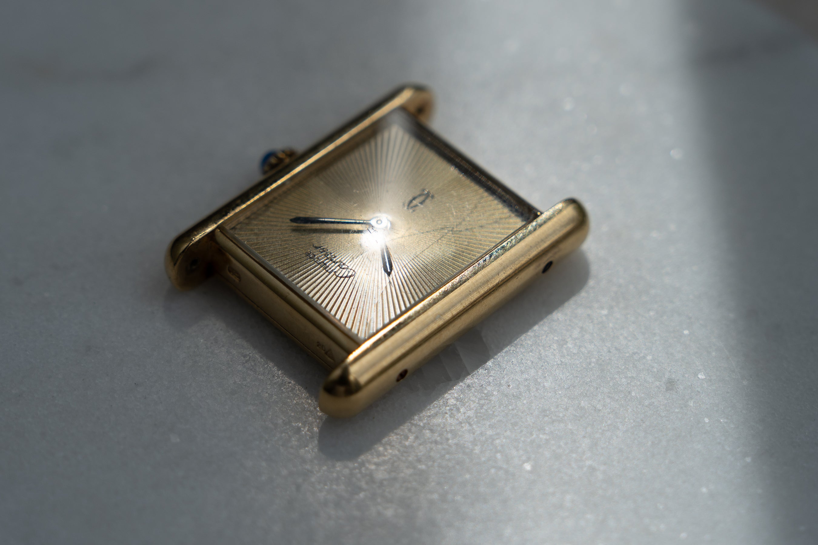 Cartier Must Tank Discor dial- ref no.6- Large (LM) size- manual wind movement