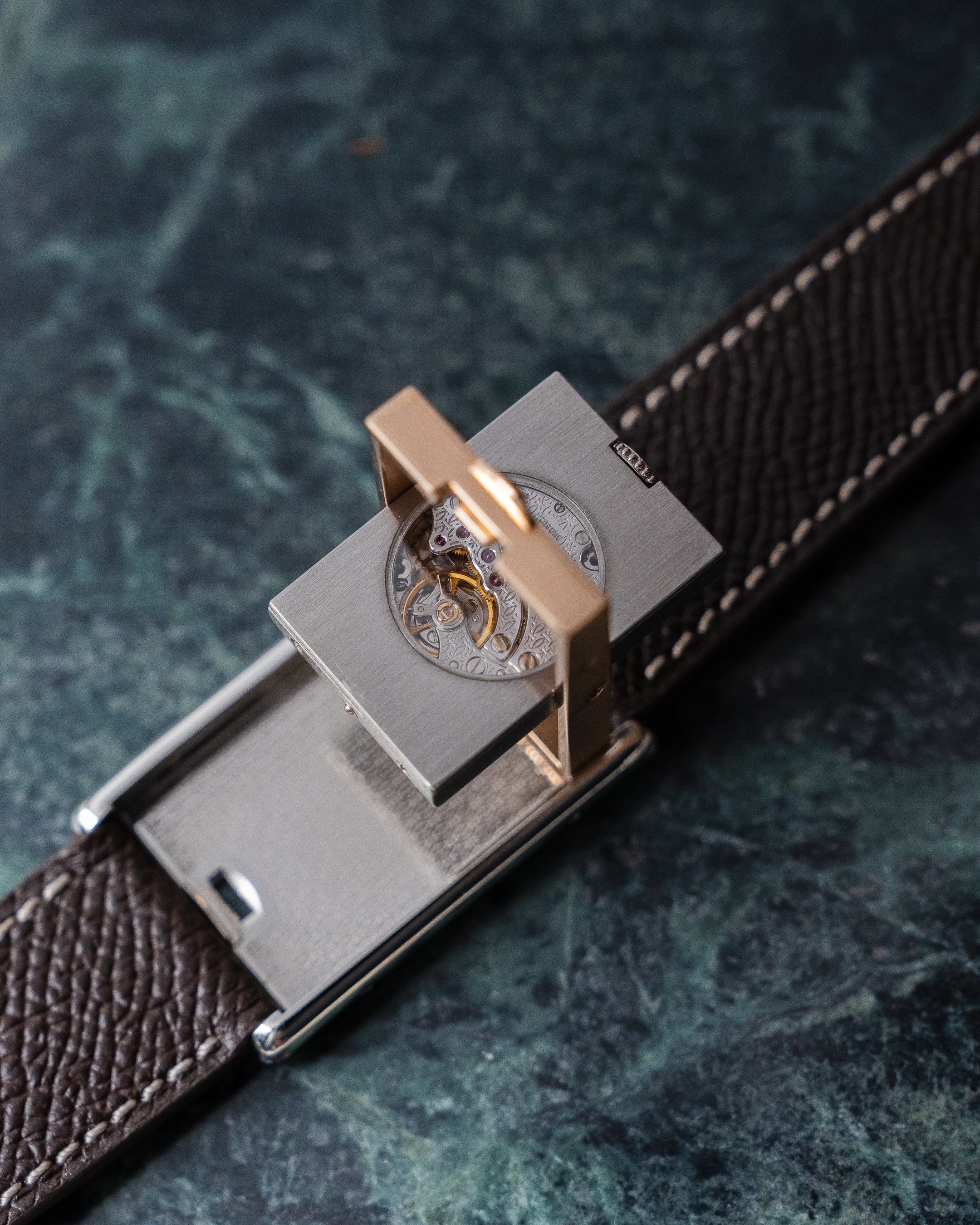 Cartier Tank Basculante CPCP "Collection Prive", ref 2500E in Platinum & Rose Gold (Price on Request)