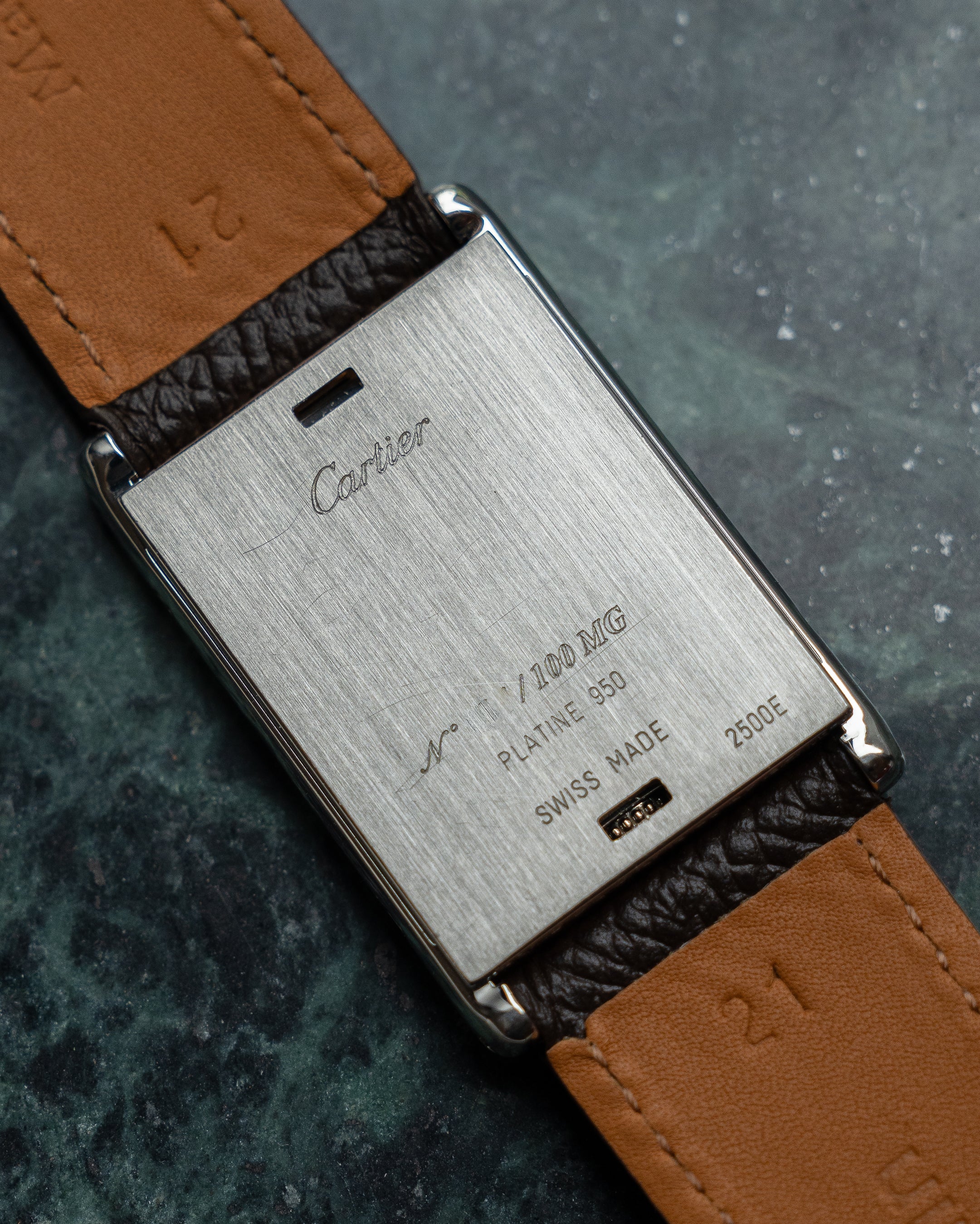 Cartier Tank Basculante CPCP "Collection Prive", ref 2500E in Platinum & Rose Gold (Price on Request)