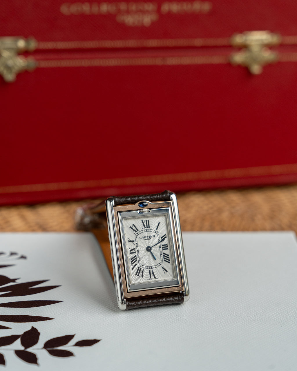 Cartier Tank Basculante CPCP "Collection Prive", ref 2500E in Platinum & Rose Gold (Price on Request)