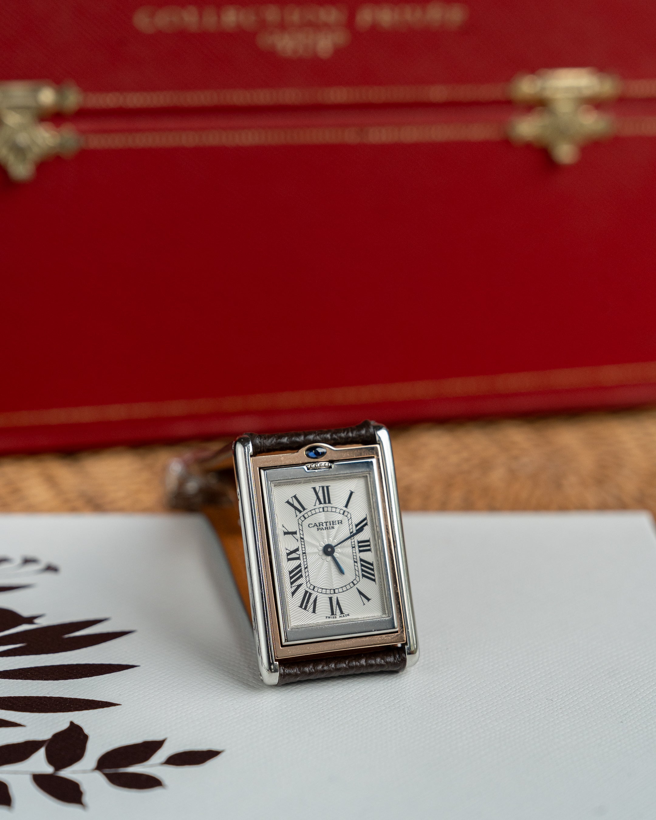 Cartier Tank Basculante CPCP "Collection Prive", ref 2500E in Platinum & Rose Gold (Price on Request)