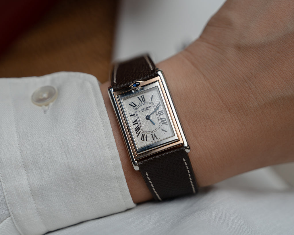 Cartier Tank Basculante CPCP "Collection Prive", ref 2500E in Platinum & Rose Gold (Price on Request)
