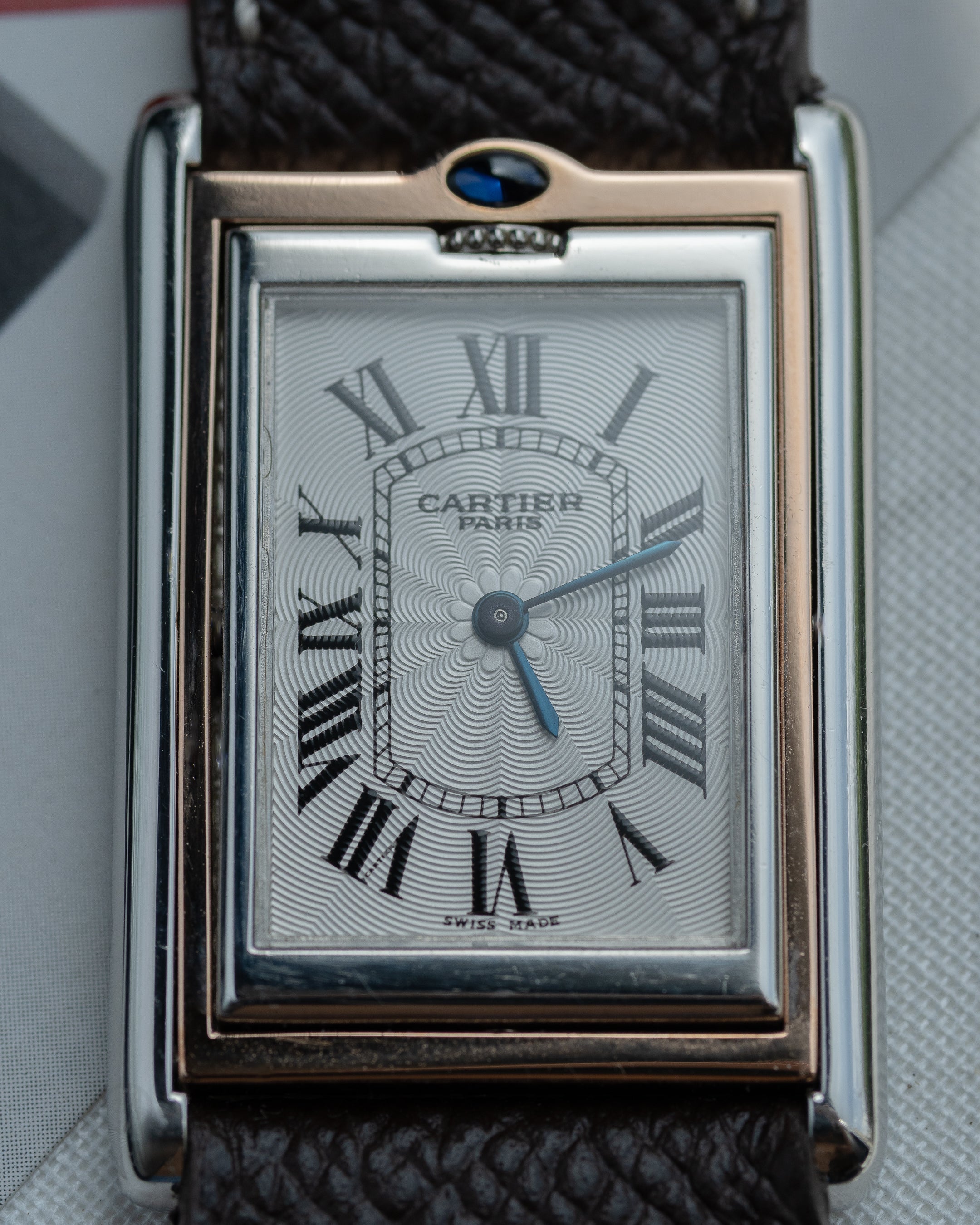 Cartier Tank Basculante CPCP "Collection Prive", ref 2500E in Platinum & Rose Gold (Price on Request)