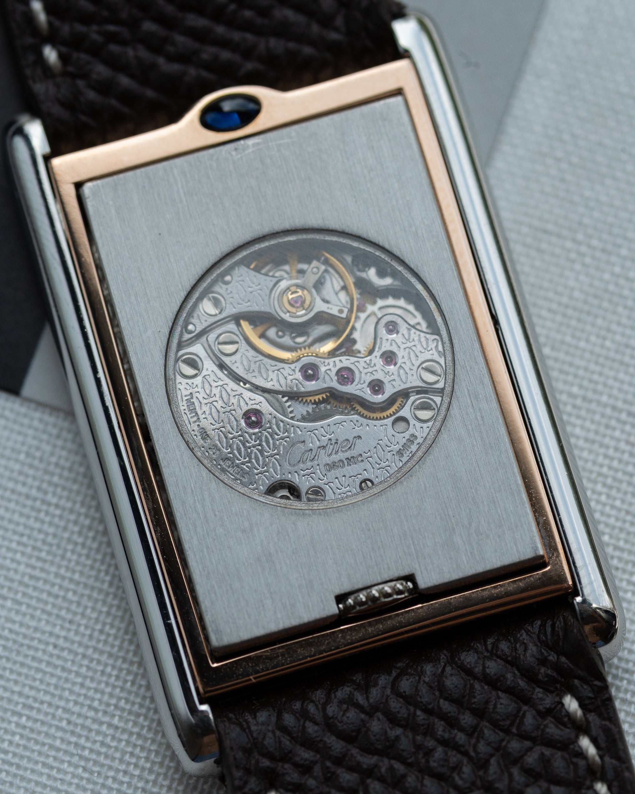 Cartier Tank Basculante CPCP "Collection Prive", ref 2500E in Platinum & Rose Gold (Price on Request)